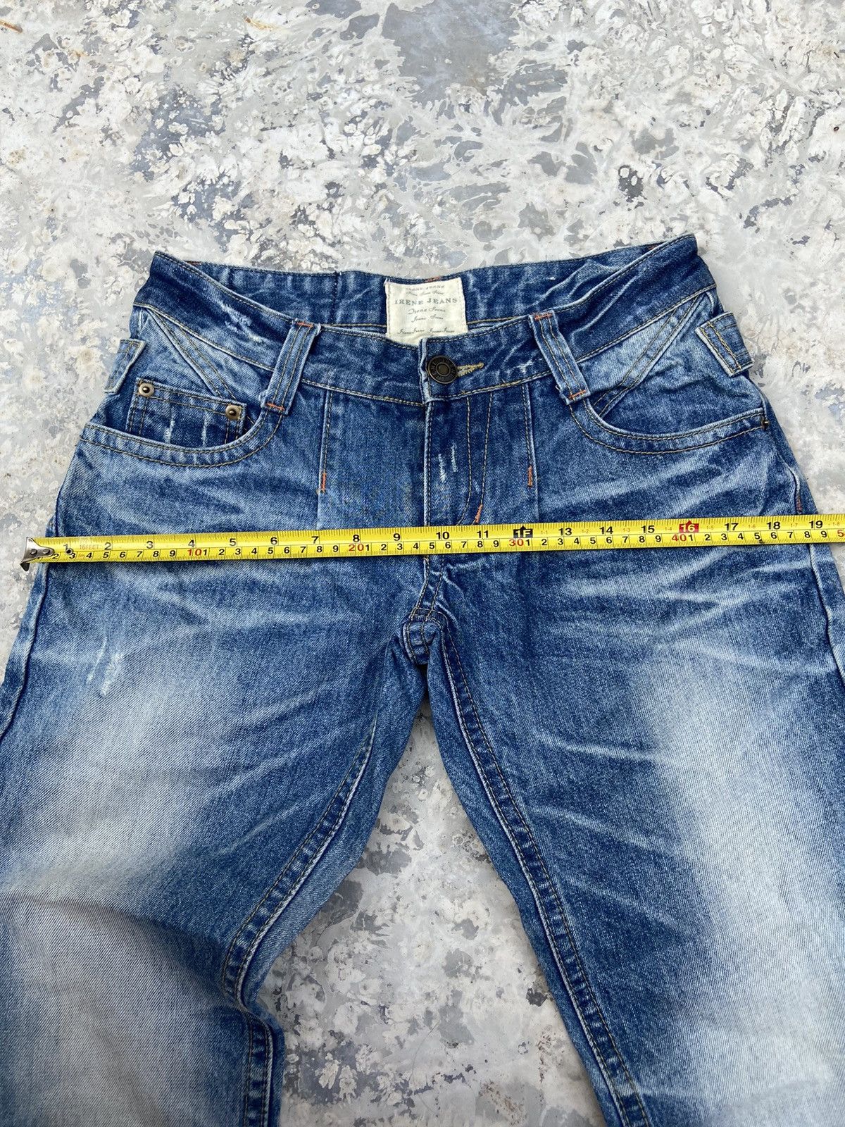 If Six Was Nine × Le Grande Bleu (L.G.B.) × Vintage Irene short denim pants below the knee Size 27" / US 4 / IT 40 - 10 Thumbnail