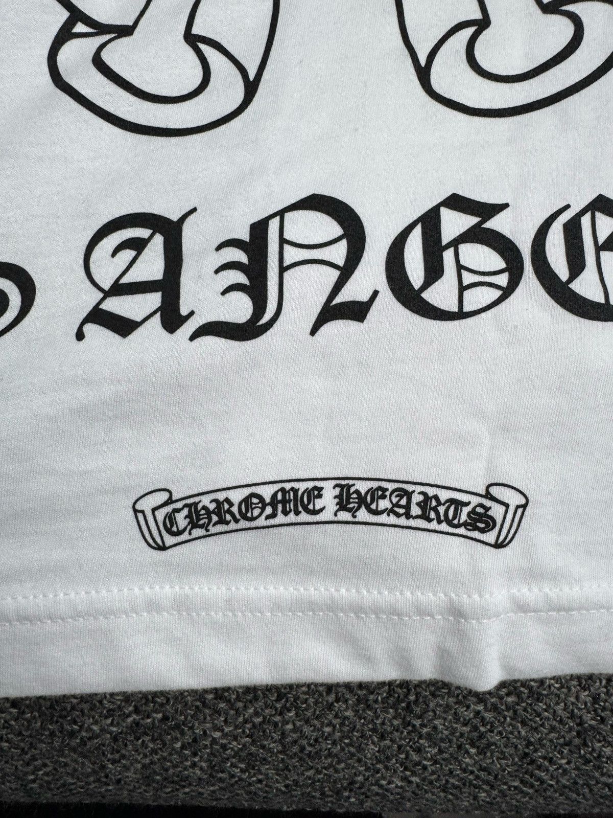 Chrome Hearts Chrome Hearts "Los Angeles" White Long Sleeve Size S / US 4 / IT 40 - 4 Thumbnail