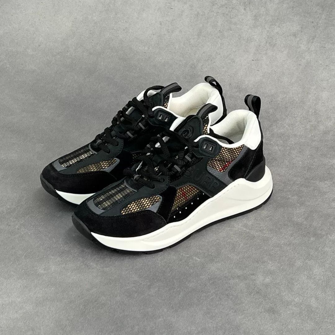 Burberry Burberry Retro Black Lowtop Sneakers 11 Men Size US 11 / EU 44 - 1 Thumbnail