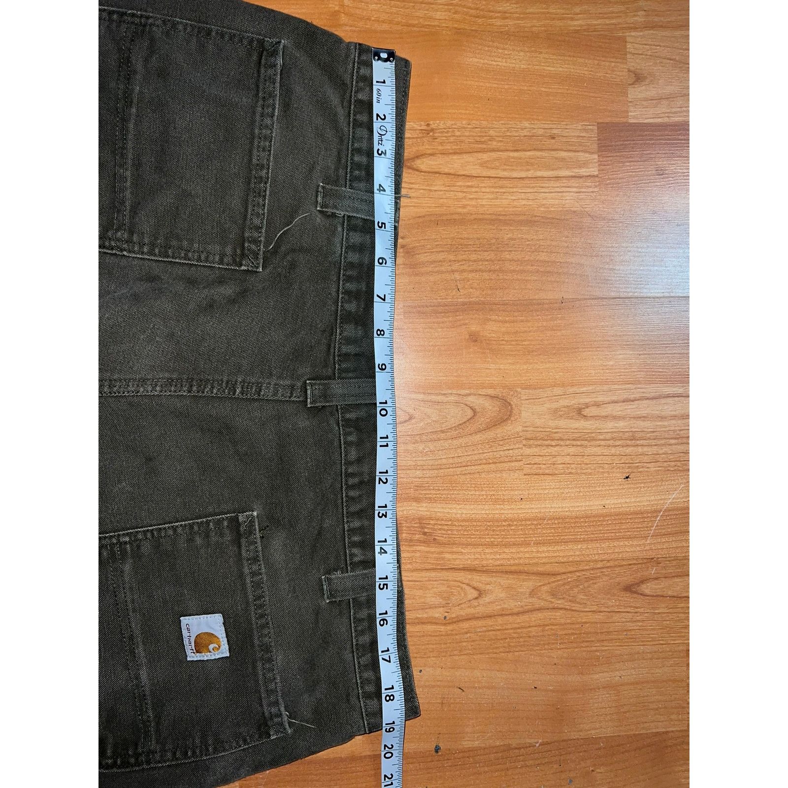 Carhartt Carhartt Carpenter Work Pants Green Olive Workwear 40x34 40 Size US 40 / EU 56 - 10 Thumbnail