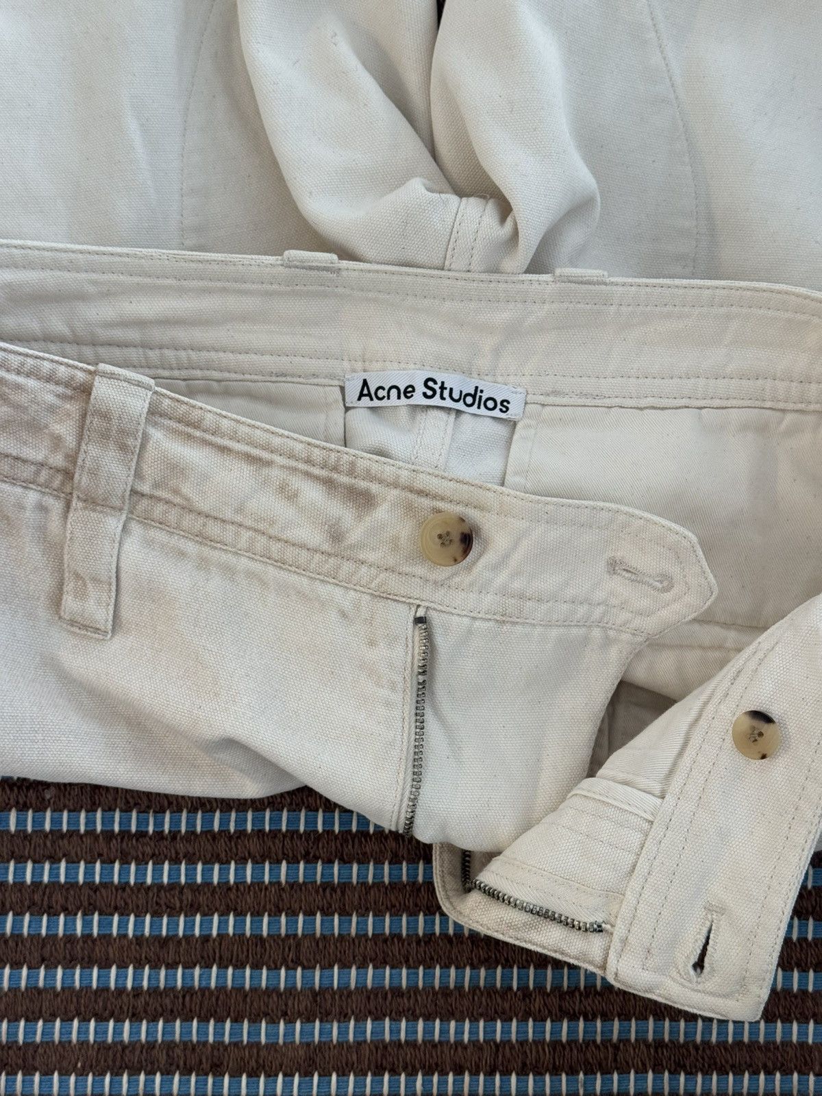 Acne Studios Beige Cargo Pants Size US 32 / EU 48 - 4 Thumbnail