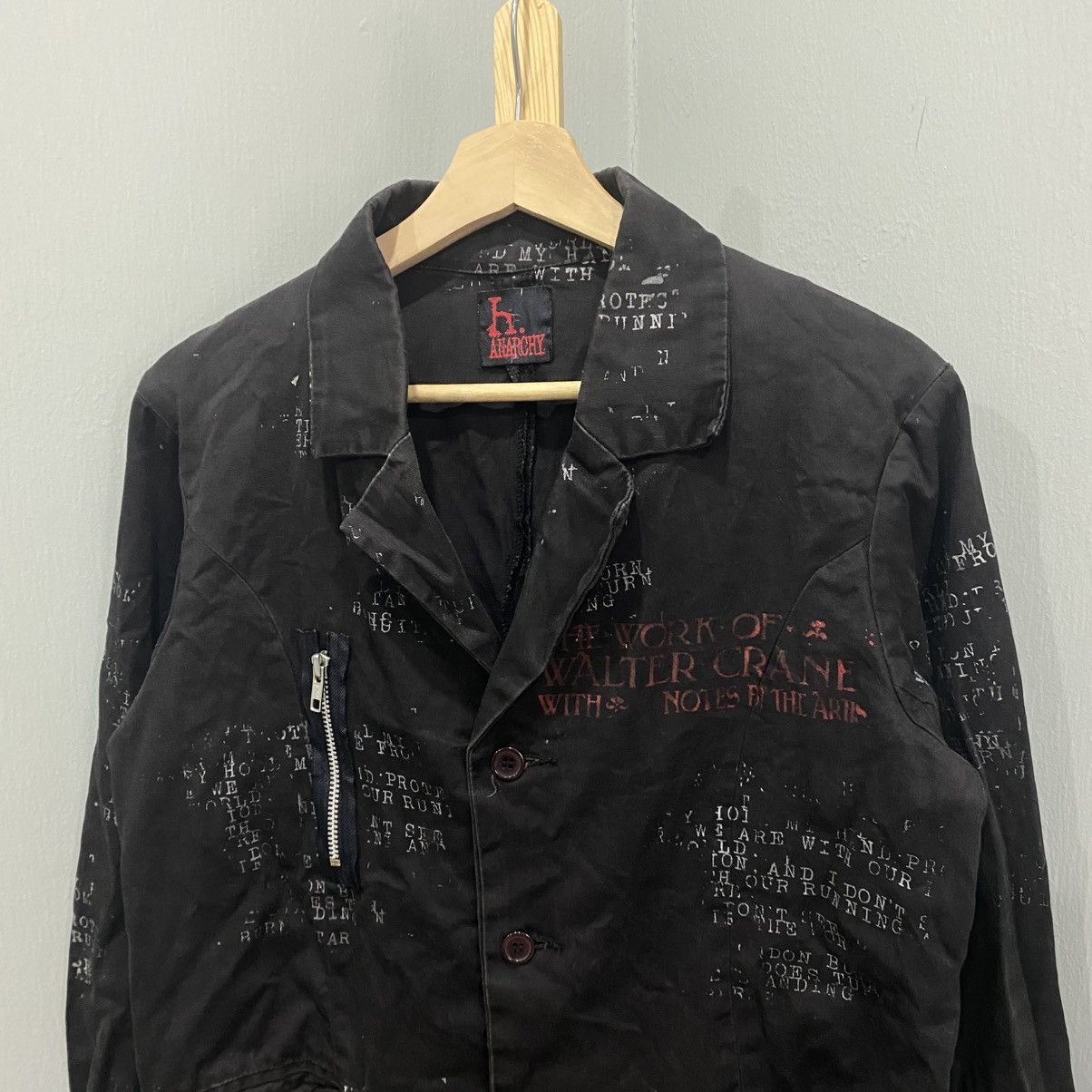 Japanese Brand h.NAOTO H.ANARCHY 'Forever Anarchy Deconstructed Jacket Punk Size US M / EU 48-50 / 2 - 3 Thumbnail