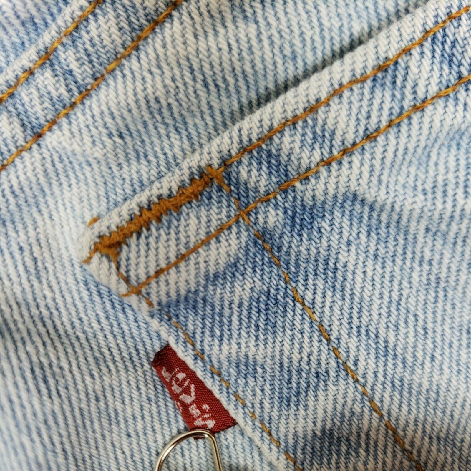Levi's Levis 551 Jeans Womens 14 M High Waist Baggy Taper Leg Pants Size 36" / US 14 / IT 50 - 7 Thumbnail