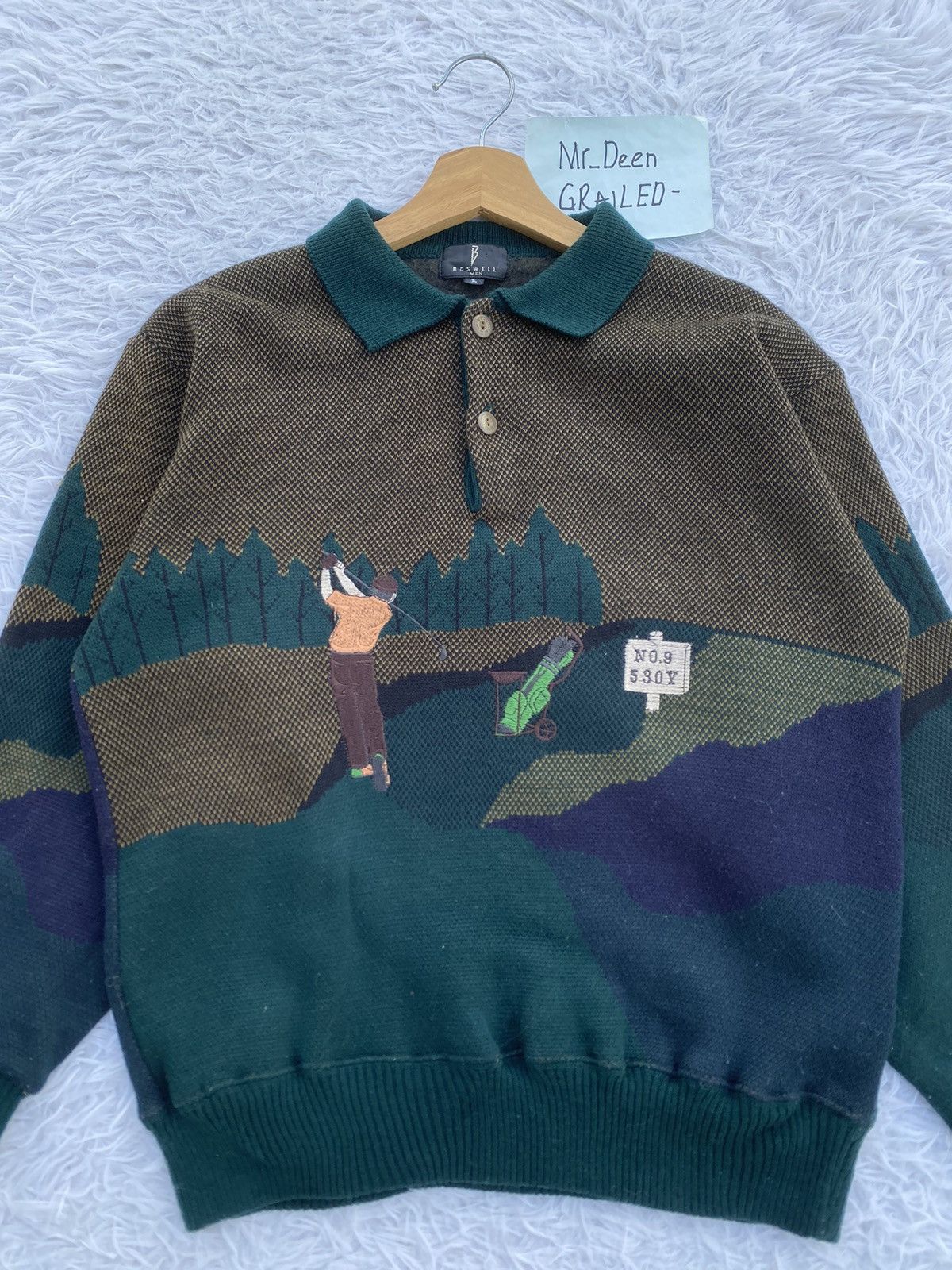 Vintage Rare Vintage Boswell Men Golf Sweater Size US M / EU 48-50 / 2 - 8 Thumbnail