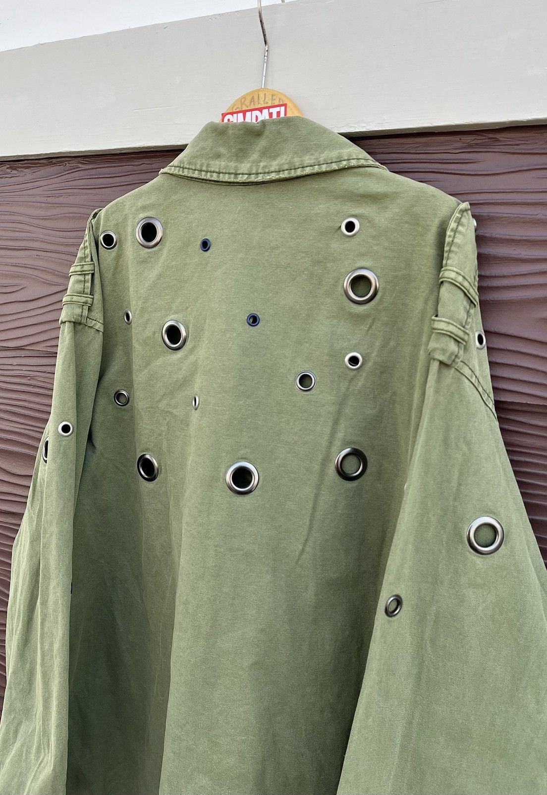 Zara Vintage Zara Distressed Canvas Parca Jakcet Size US L / EU 52-54 / 3 - 6 Thumbnail