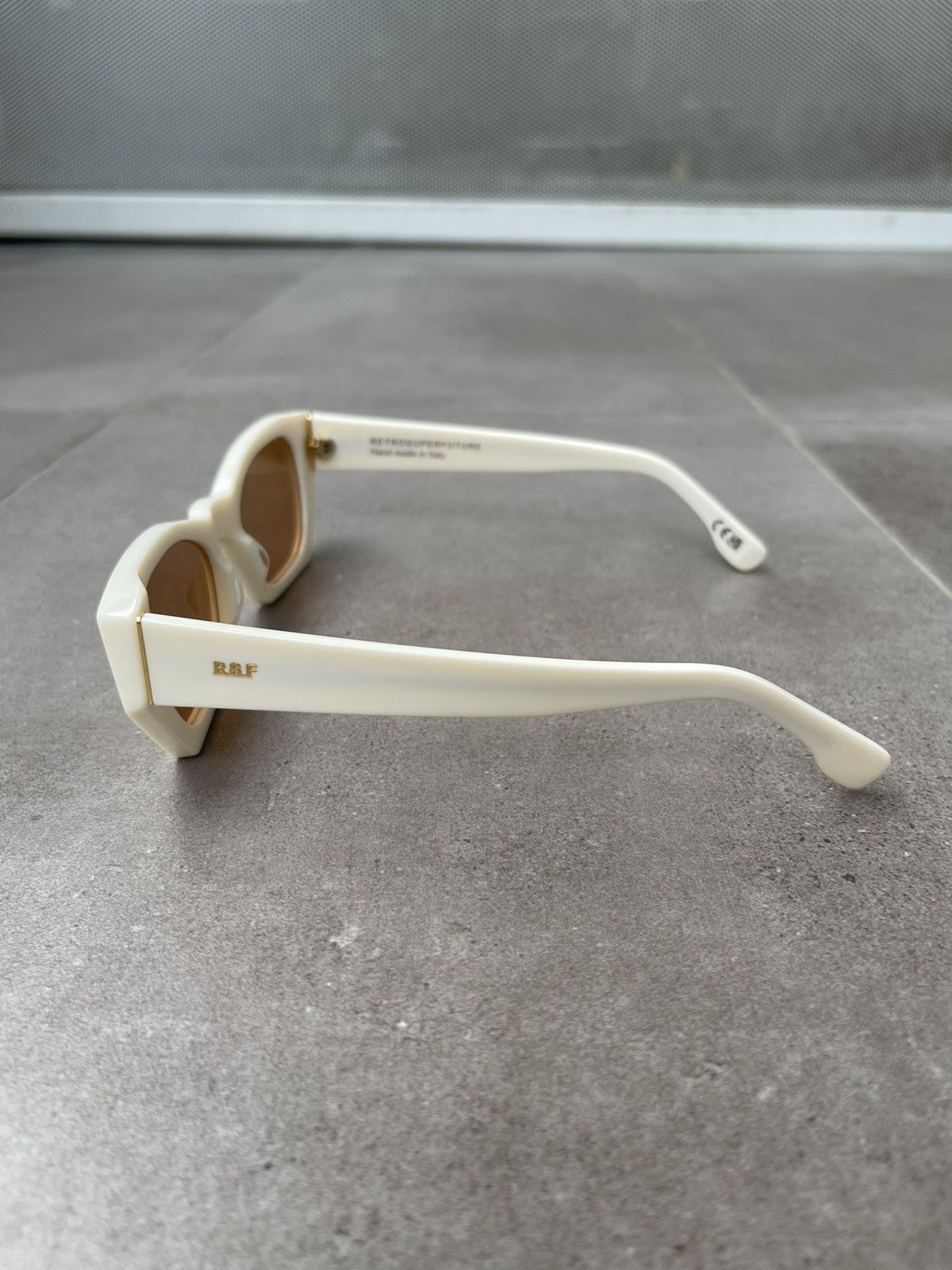 Retrosuperfuture !DS! Retrosuperfuture Amata Panna Cream Sunglasses Size ONE SIZE - 6 Thumbnail