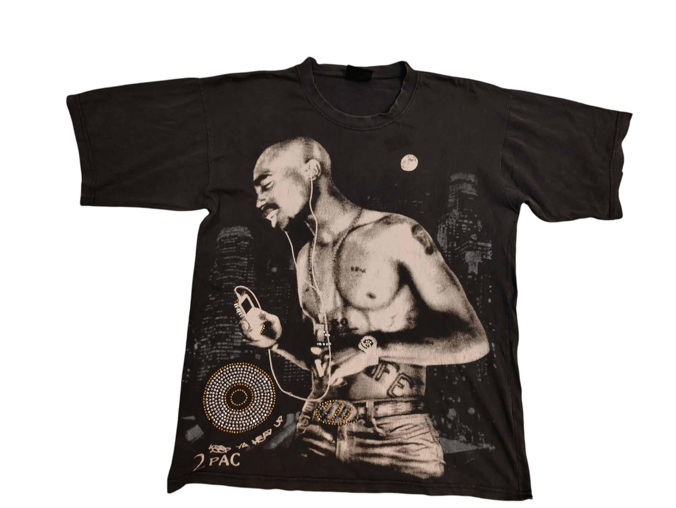 Vintage 2pac big print t shirt Size US L / EU 52-54 / 3 - 1 Thumbnail