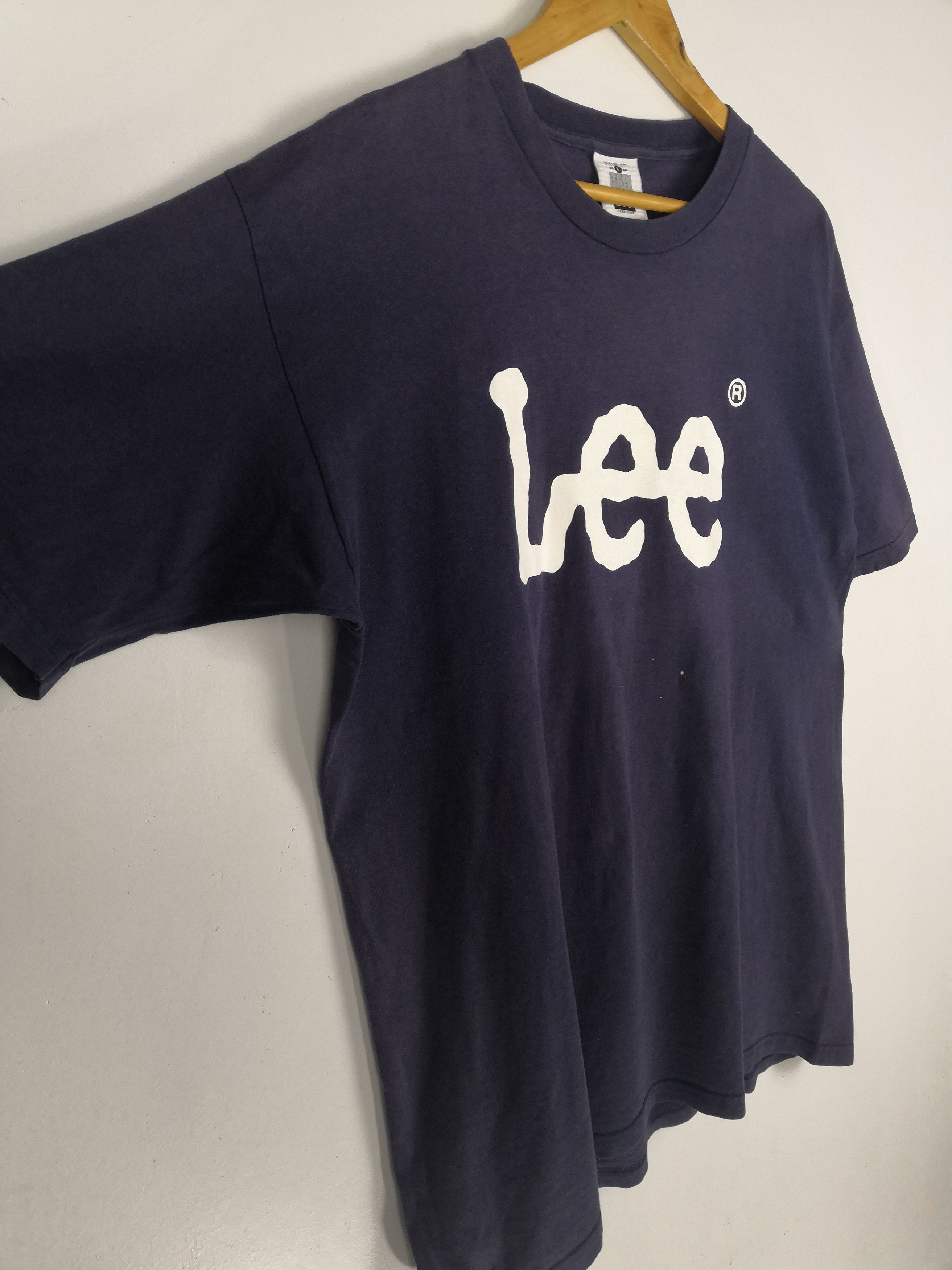 Lee Vintage 90s Lee T-Shirt Big Logo Spellout Size US L / EU 52-54 / 3 - 4 Thumbnail