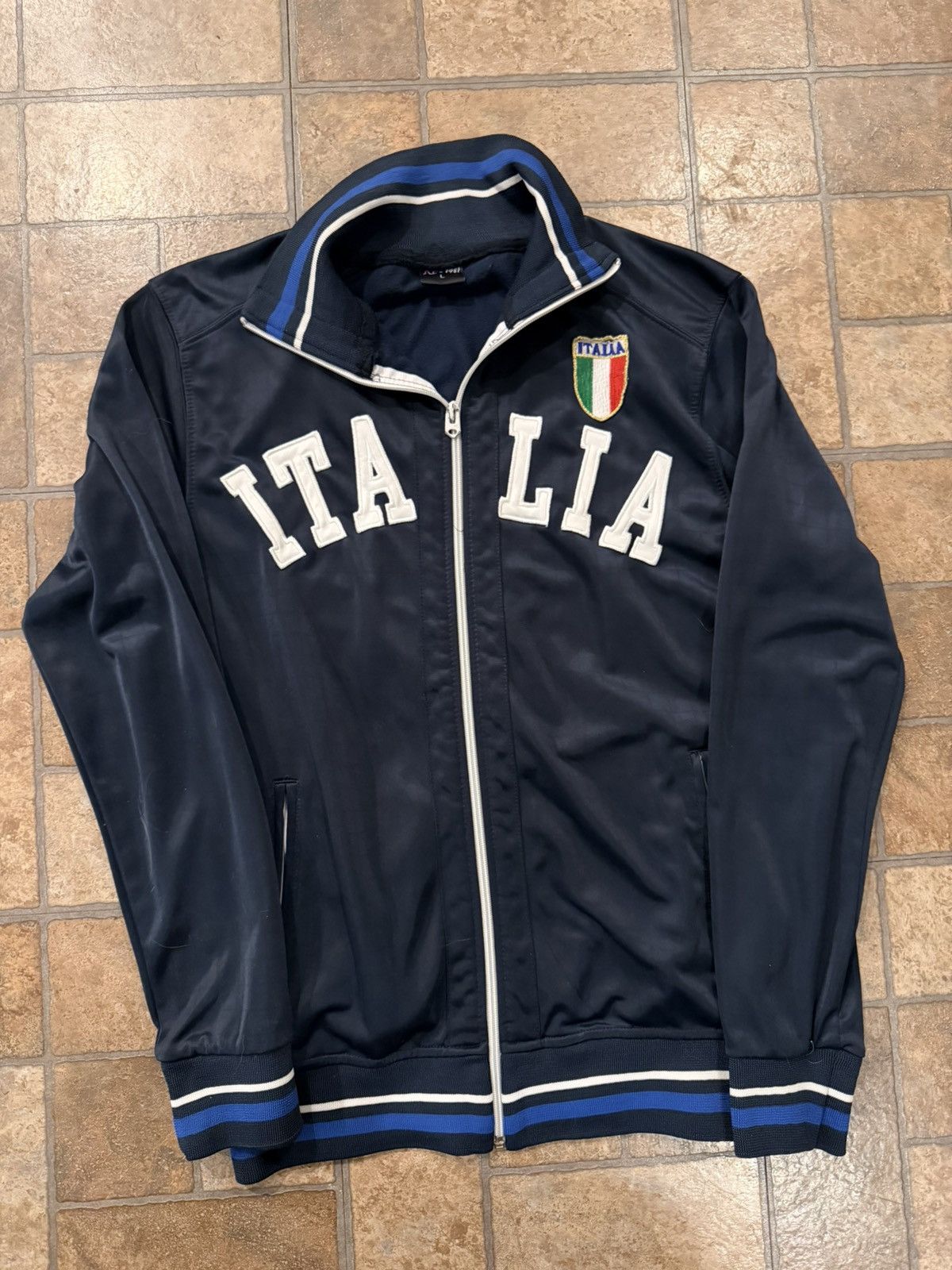 Vintage Vintage Kc-1981 “team Italia” soccer/track warm up Size L / US 10 / IT 46 - 2 Thumbnail