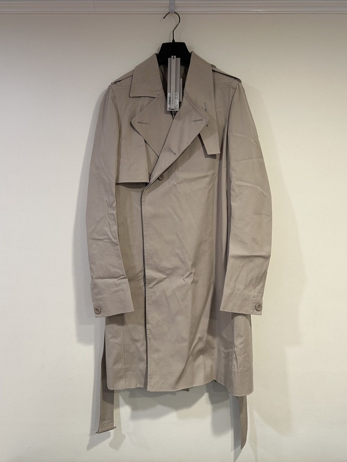 Rick Owens FW16 MASTODON Runway Trench Coat Size US S / EU 44-46 / 1 - 2 Thumbnail