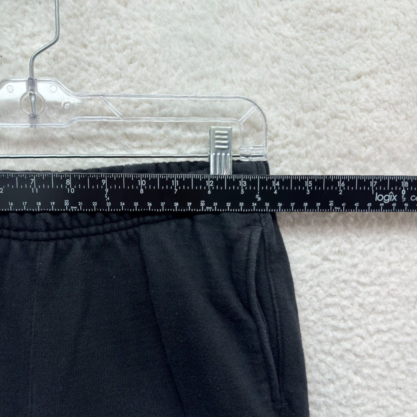 Champion VINTAGE Champion Reverse Weave Sweatpants Small Womens Black Straight Leg Drawstring Size 28" / US 6 / IT 42 - 4 Thumbnail