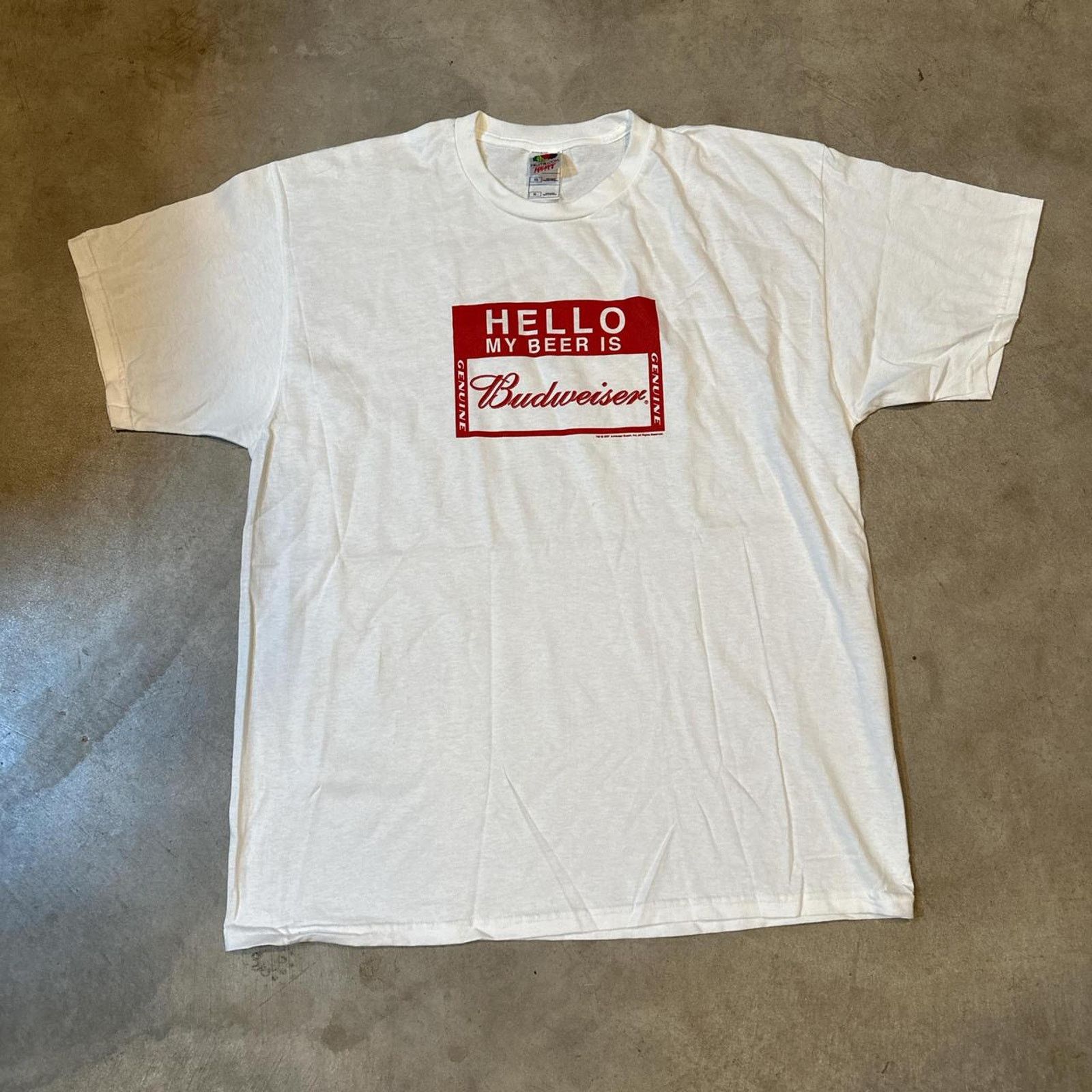 Budweiser Vintage 2007 Budweiser Beer Shirt Size XL Size US XL / EU 56 / 4 - 1 Thumbnail