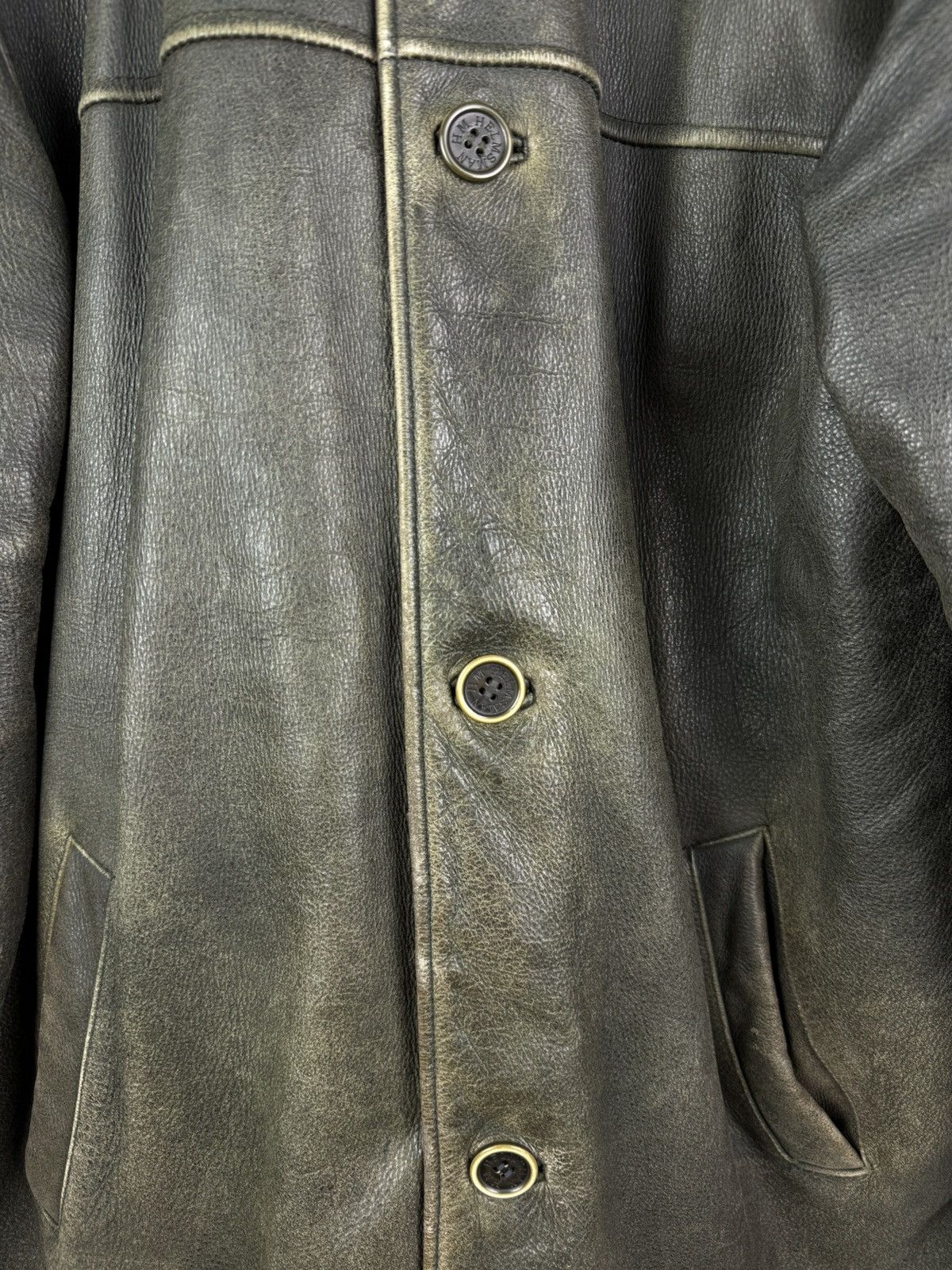 Other Helmsman Men’s Leather Jacket Coat Size 5XL Fits 2XL Size US XXL / EU 58 / 5 - 7 Thumbnail