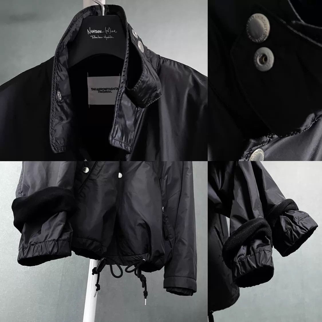 Takahiromiyashita The Soloist. SOLOST 18SS Coach Jkt Collar Inner Fleece Lining 46 8/10 Size US S / EU 44-46 / 1 - 5 Thumbnail