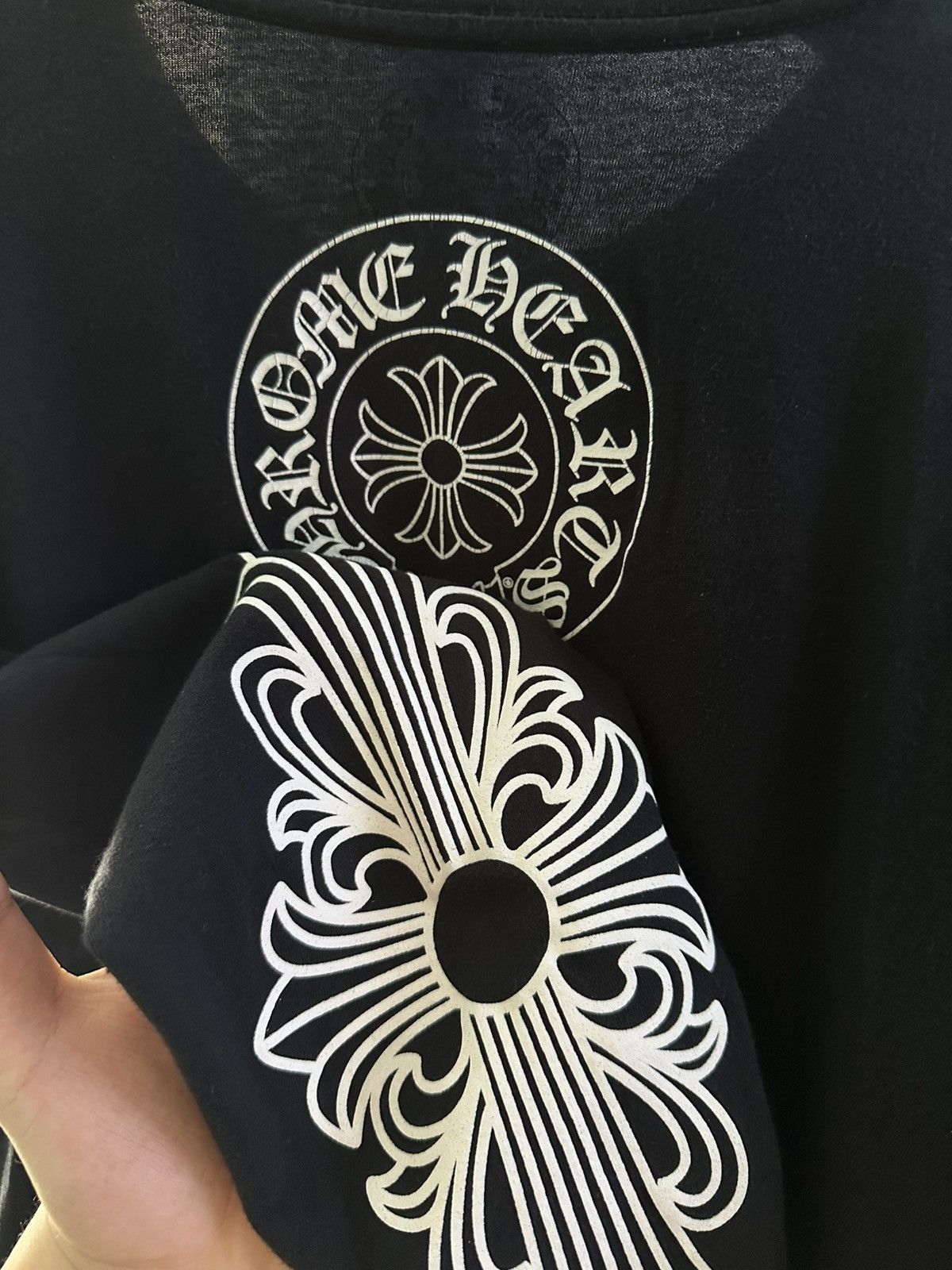Chrome Hearts Chrome Heart long sleeve neck logo floral cross Size US XL / EU 56 / 4 - 11 Thumbnail