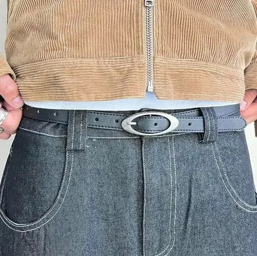 Other vintage black american western simple designer oval belt Size ONE SIZE - 6 Thumbnail