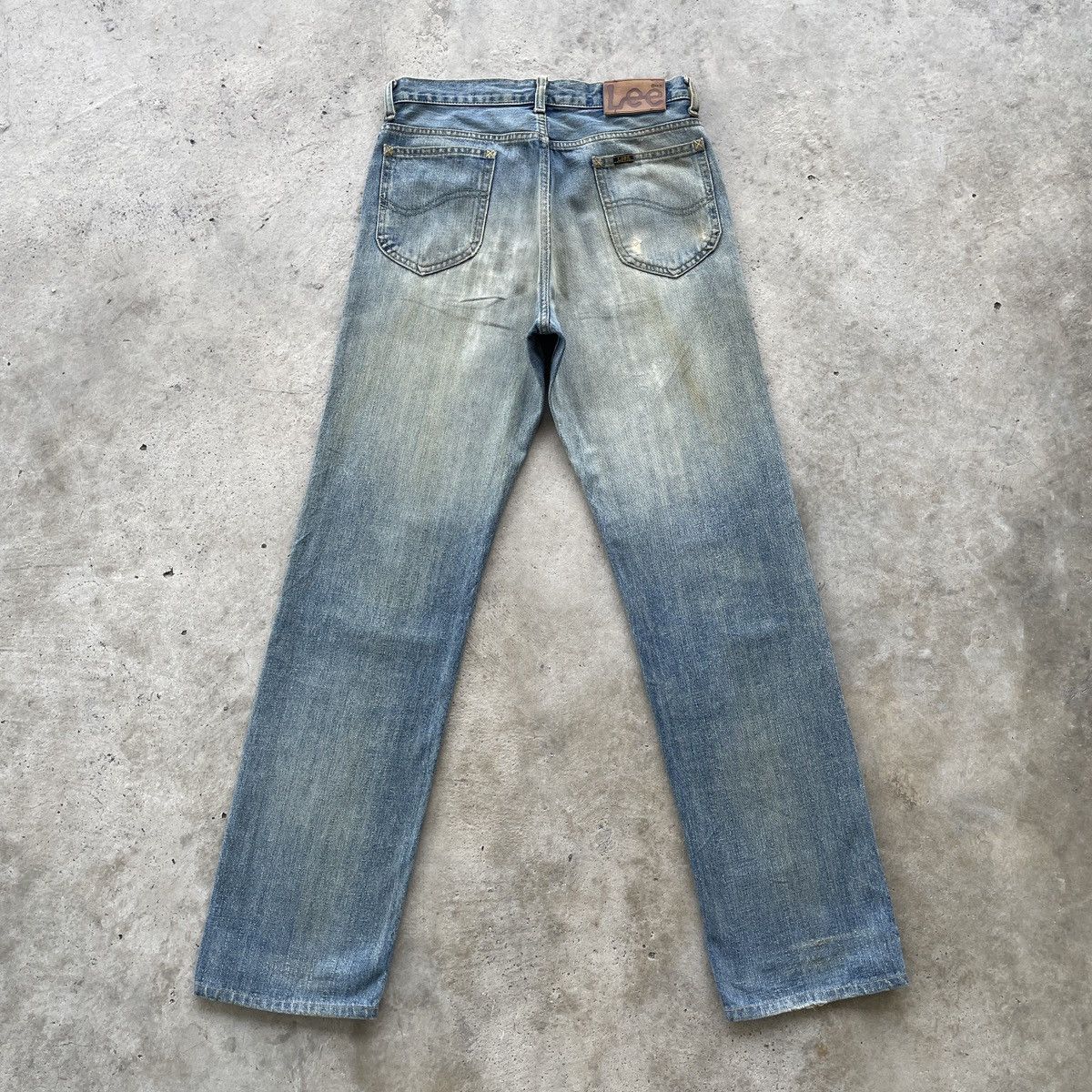 Japanese Brand Vintage Japan Lee Rusty Faded Distressed Jeans Denim Pants Size US 30 / EU 46 - 13 Thumbnail