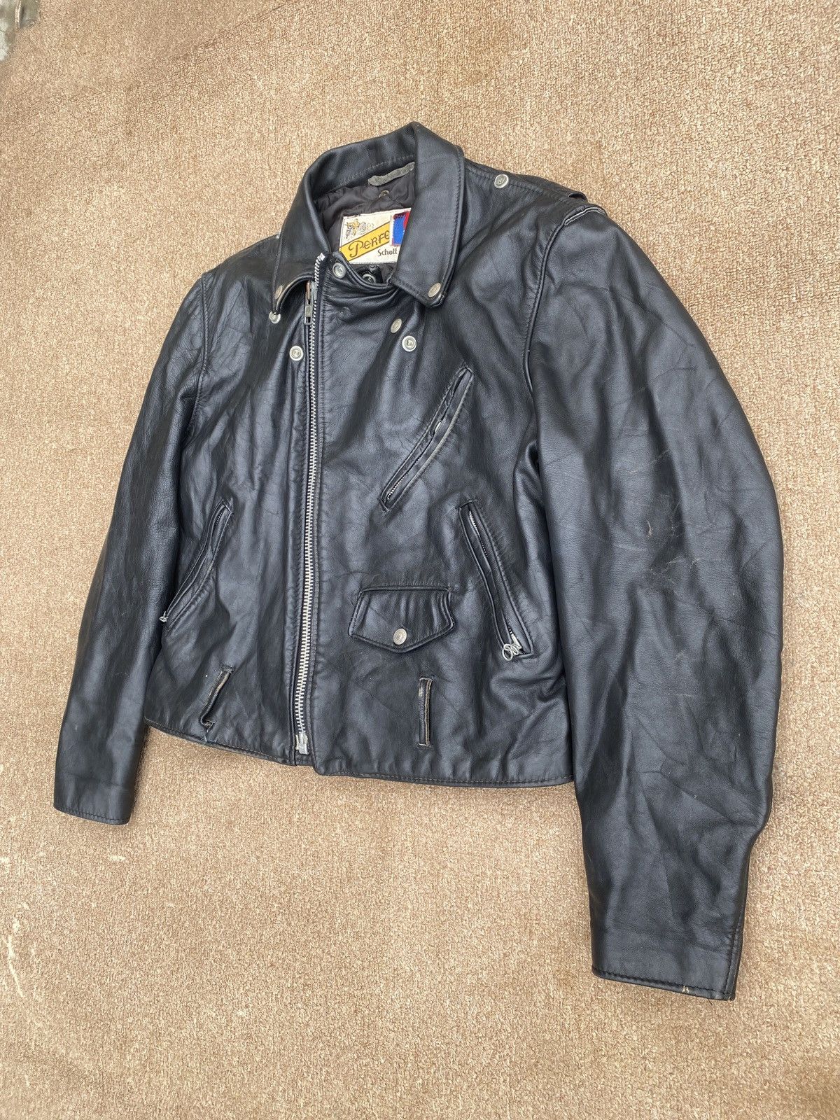 Schott × Vintage Vintage schott perfector double colar leather jacket Size US M / EU 48-50 / 2 - 20 Thumbnail