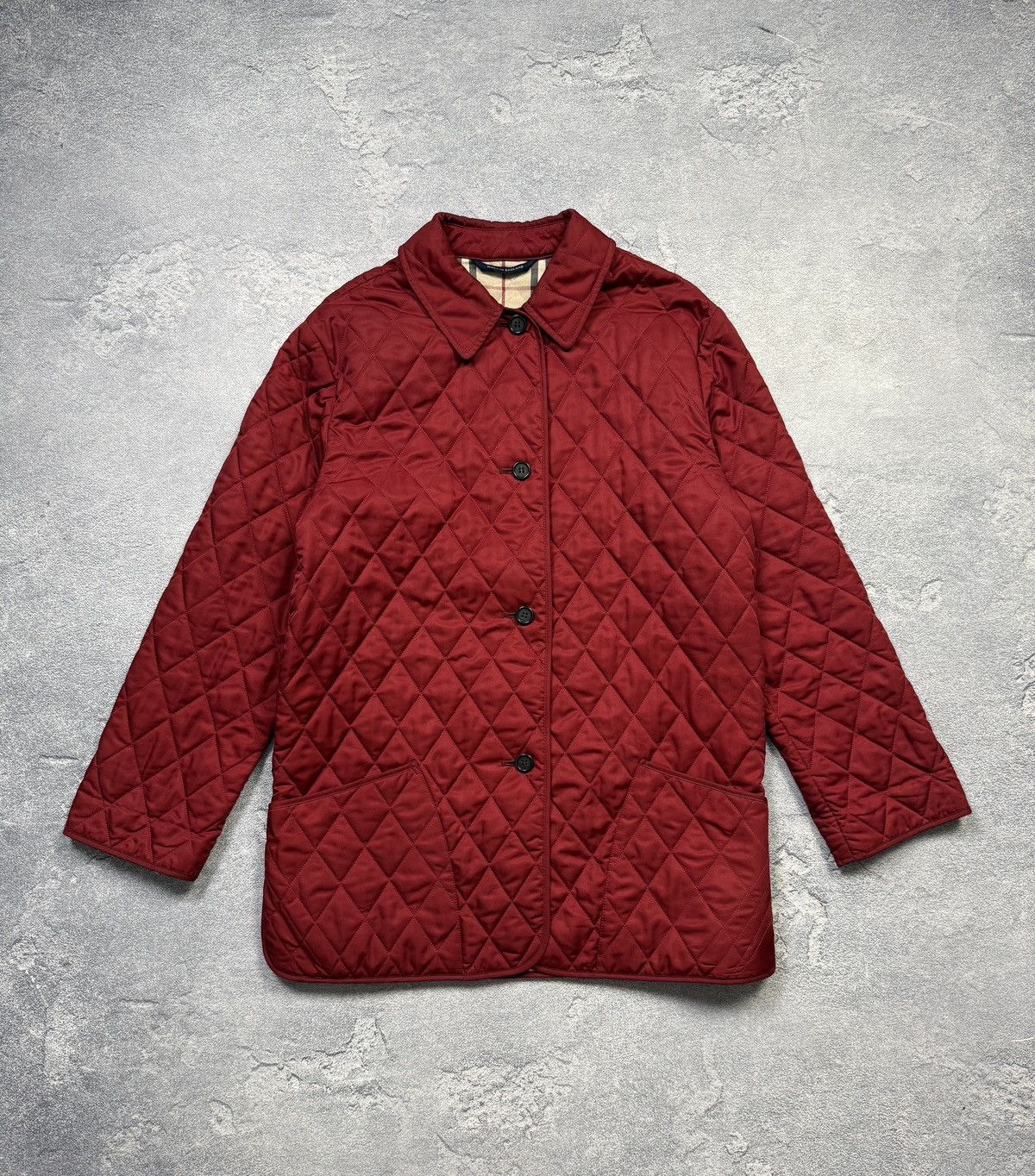 Burberry Vintage Burberry Quilted Jacket Nova Check Size US M / EU 48-50 / 2 - 2 Thumbnail