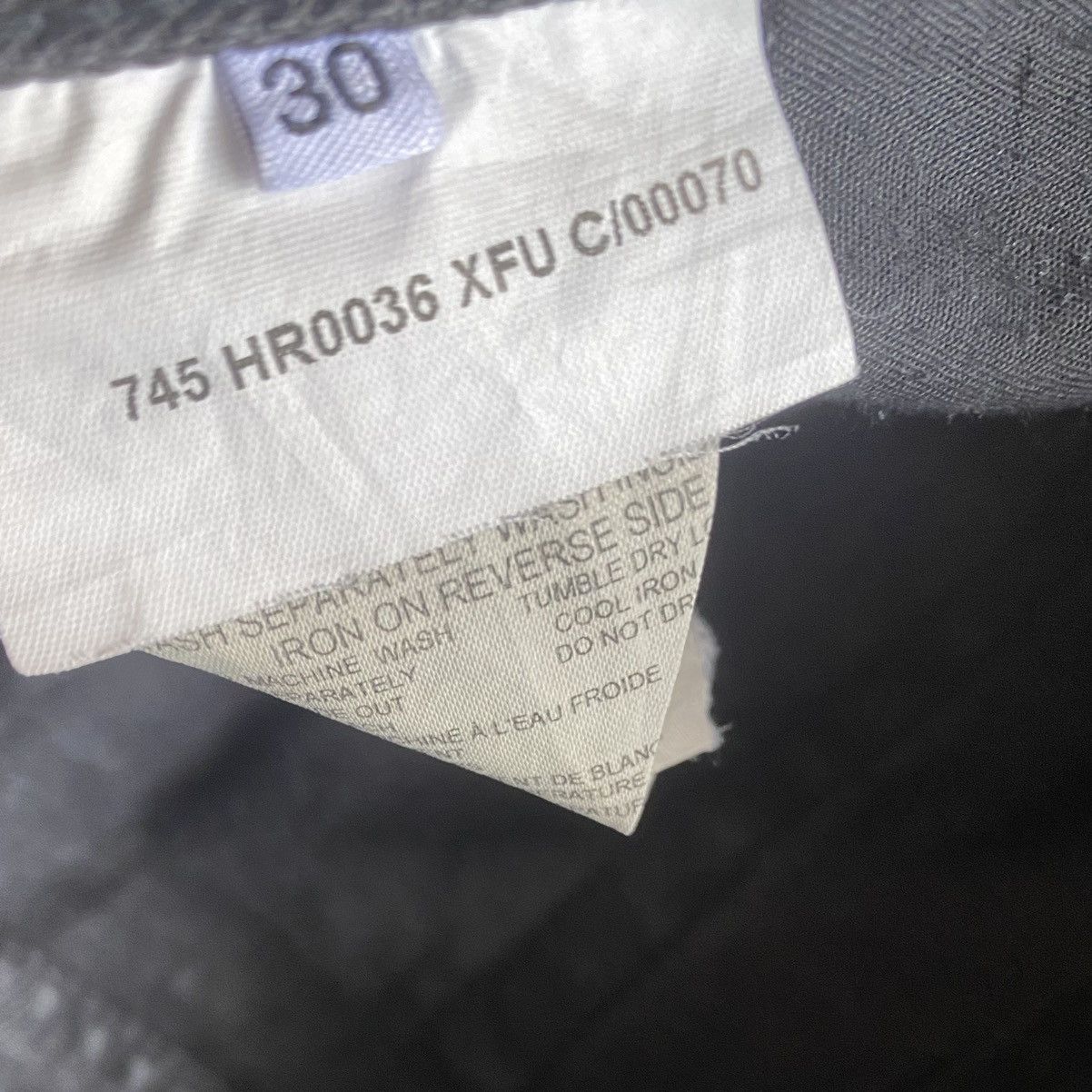Helmut Lang SS03 Archive Rubber ‘Tyre’ Print Denim Size US 30 / EU 46 - 14 Thumbnail
