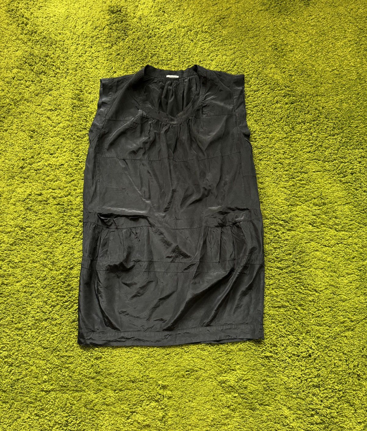 Miu Miu × Vintage Miu Miu by Prada A/W 2007 archive vintage silk blend dress Size S / US 4 / IT 40 - 1 Thumbnail