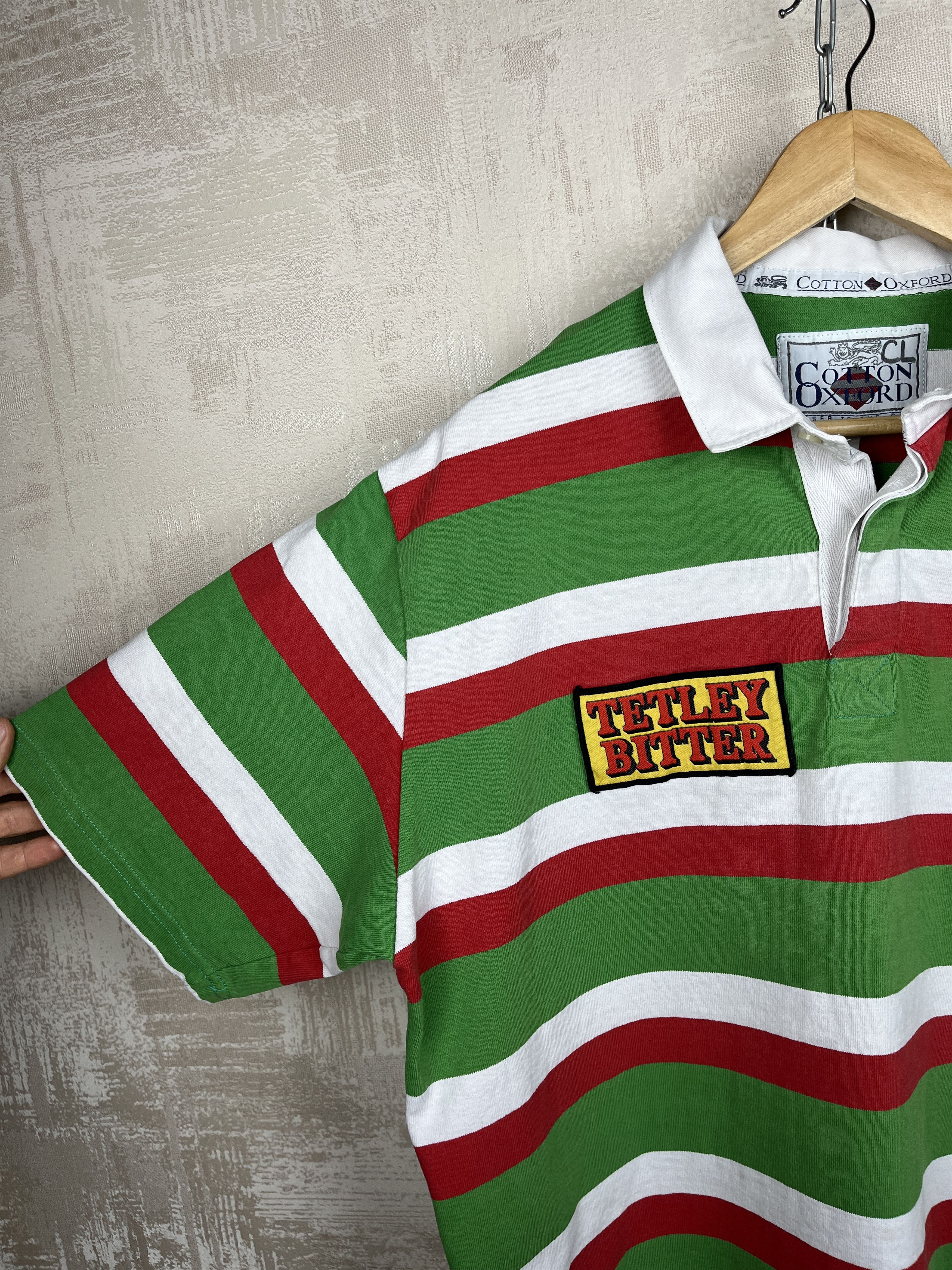 Cotton Traders 90s Leicester Tigers Vintage Rugby Shirt S/S Jersey Size US XL / EU 56 / 4 - 4 Thumbnail