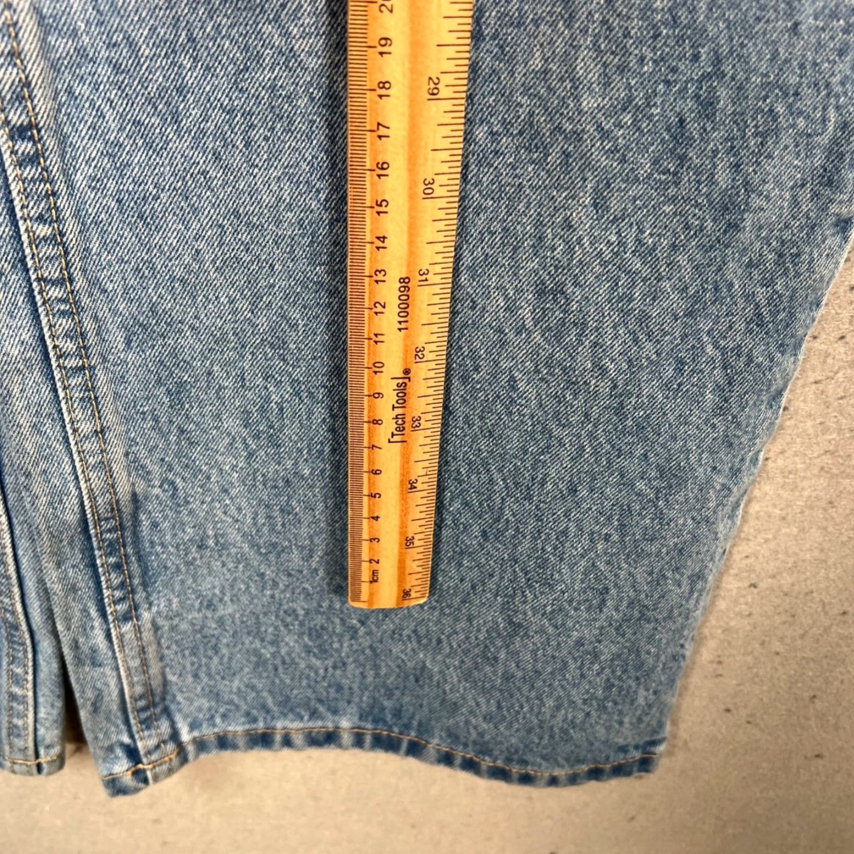 Vintage Oh Polly Jeans Womens Size 4 Wide-Leg Denim 5-Pocket Blue Cotton Vintage N/A Size 27" / US 4 / IT 40 - 6 Thumbnail