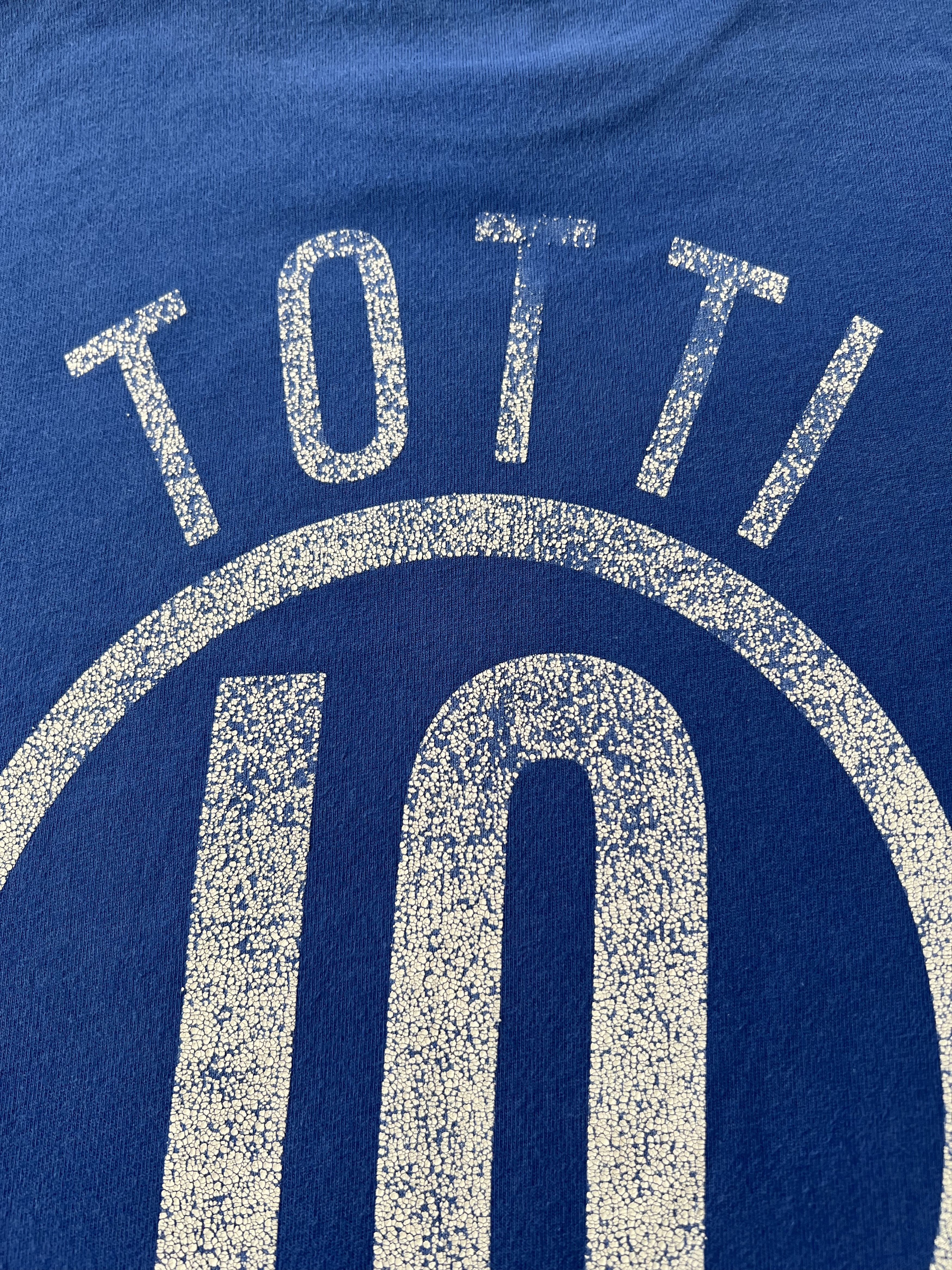Nike Vintage 2000s Nike Italia Italy Totti #10 Blue T-shirt Size US M / EU 48-50 / 2 - 9 Thumbnail