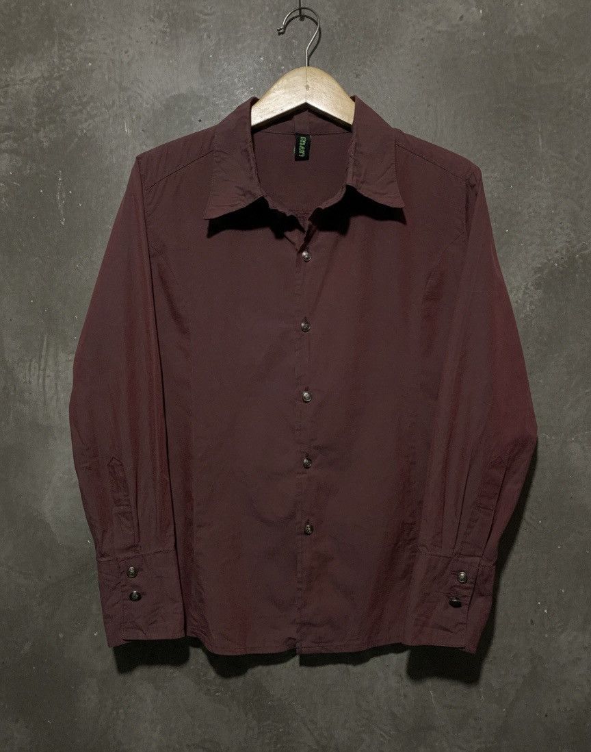 Yasuyuki Ishii Crazy Punk iridiscent buckle collar shirt Size US M / EU 48-50 / 2 - 2 Thumbnail