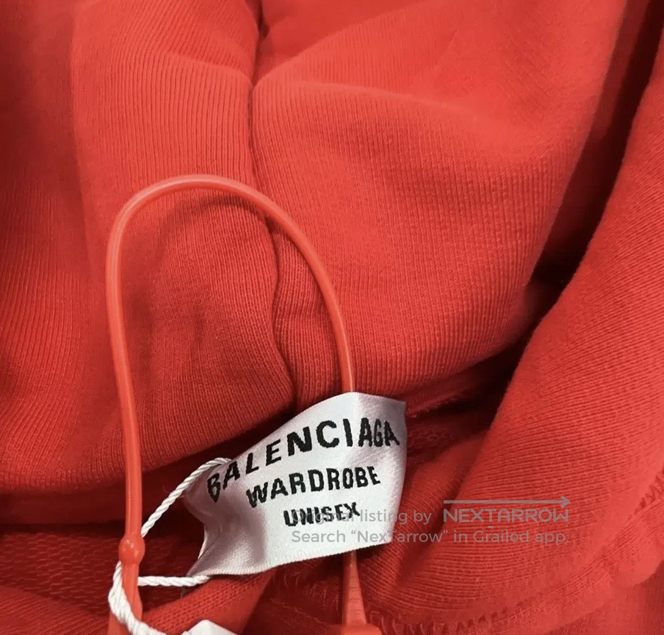 Balenciaga balenciaga red hoodie . Size L / US 10 / IT 46 - 7 Thumbnail