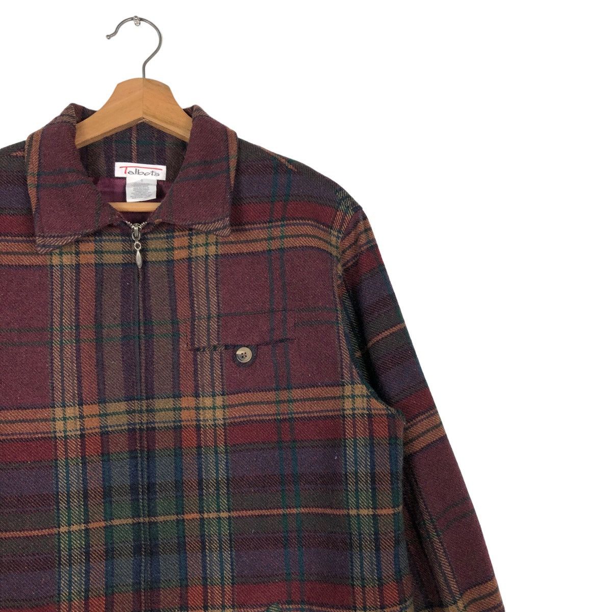 Issey Miyake 🔥Vintage Wool Work Chore Jacket Talbots Japan Tartan Design Size US S / EU 44-46 / 1 - 6 Thumbnail