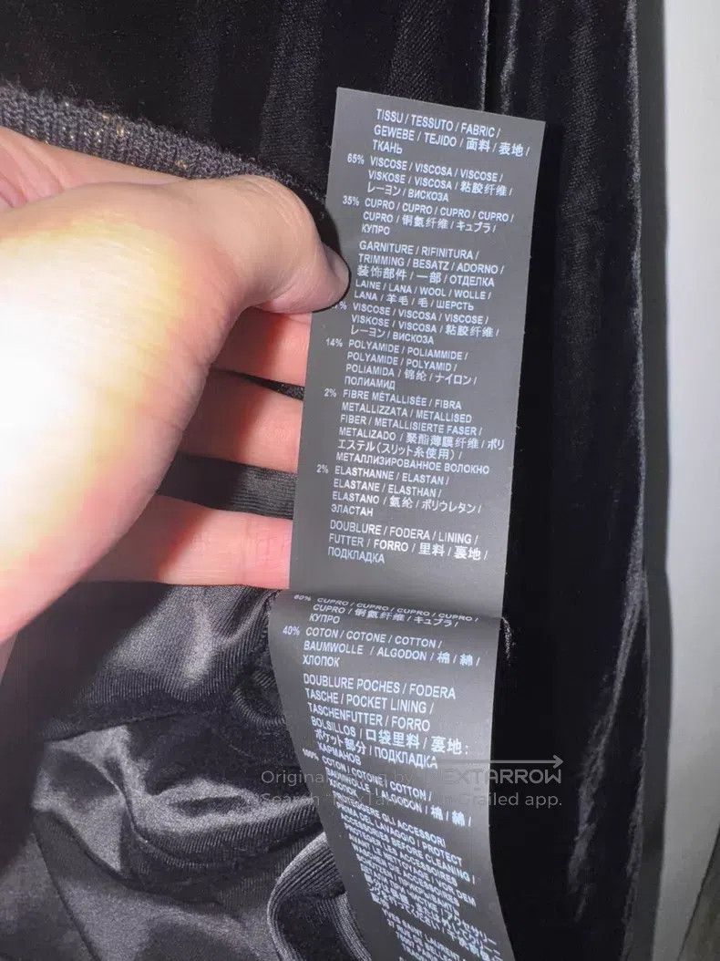 Saint Laurent Paris Saint Laurent Paris Black Velvet Wizard Hooded Jacket i Size US S / EU 44-46 / 1 - 6 Thumbnail