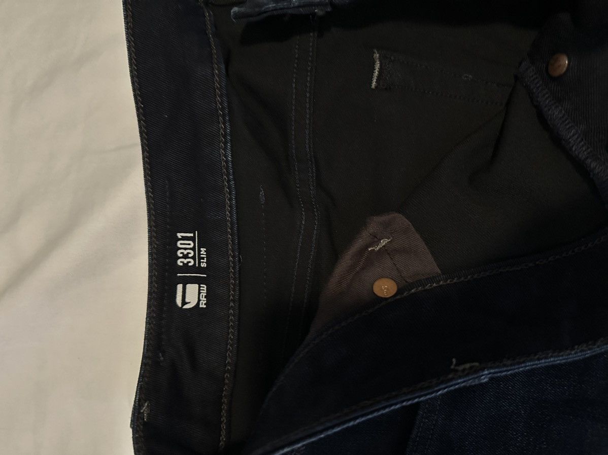 G-Star 3301 slim fit G star denim Size US 38 / EU 54 - 2 Thumbnail