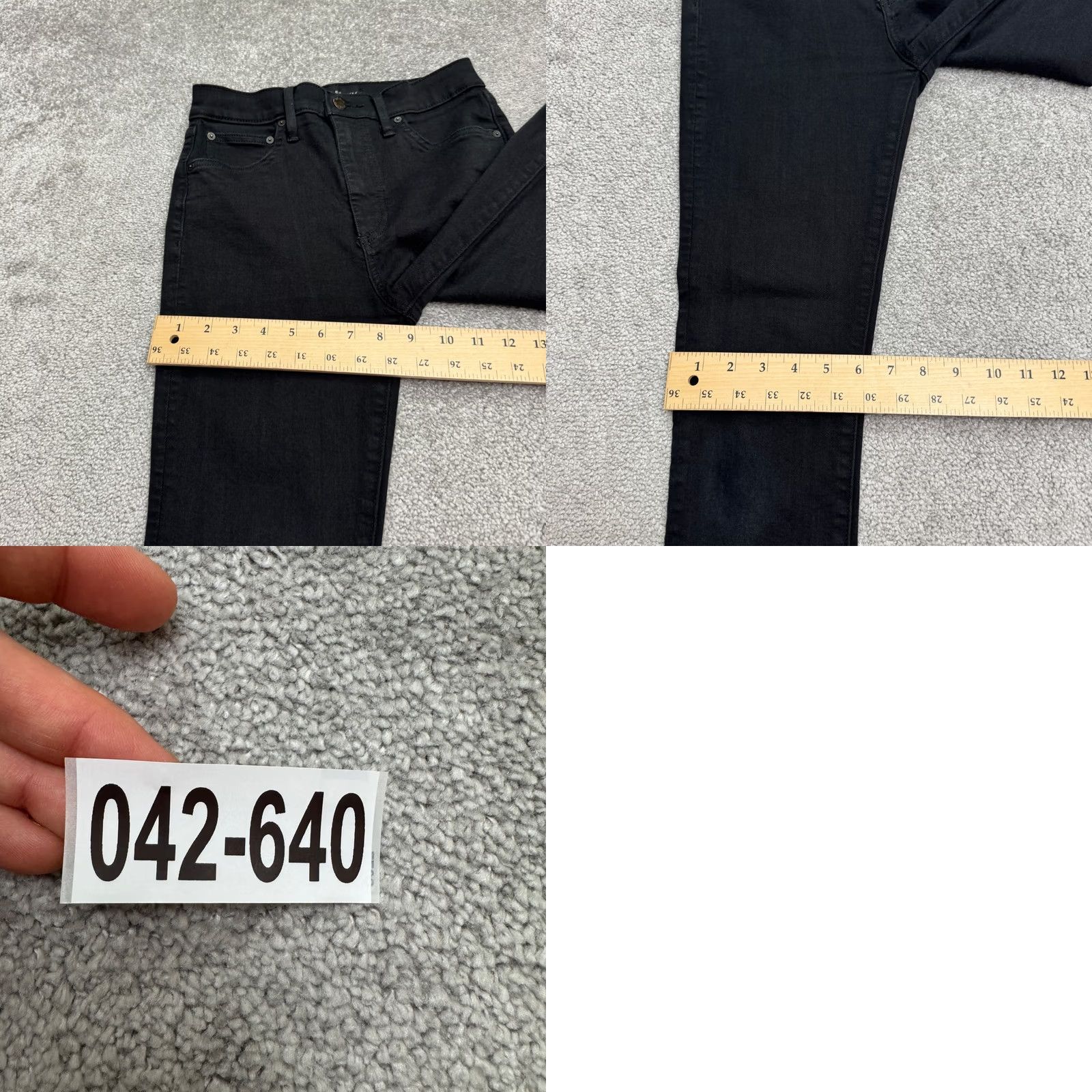 Aritzia Denim Forum The Lola High Rise Skinny Jeans Women 27 Black Stretch Size 27" / US 4 / IT 40 - 10 Thumbnail