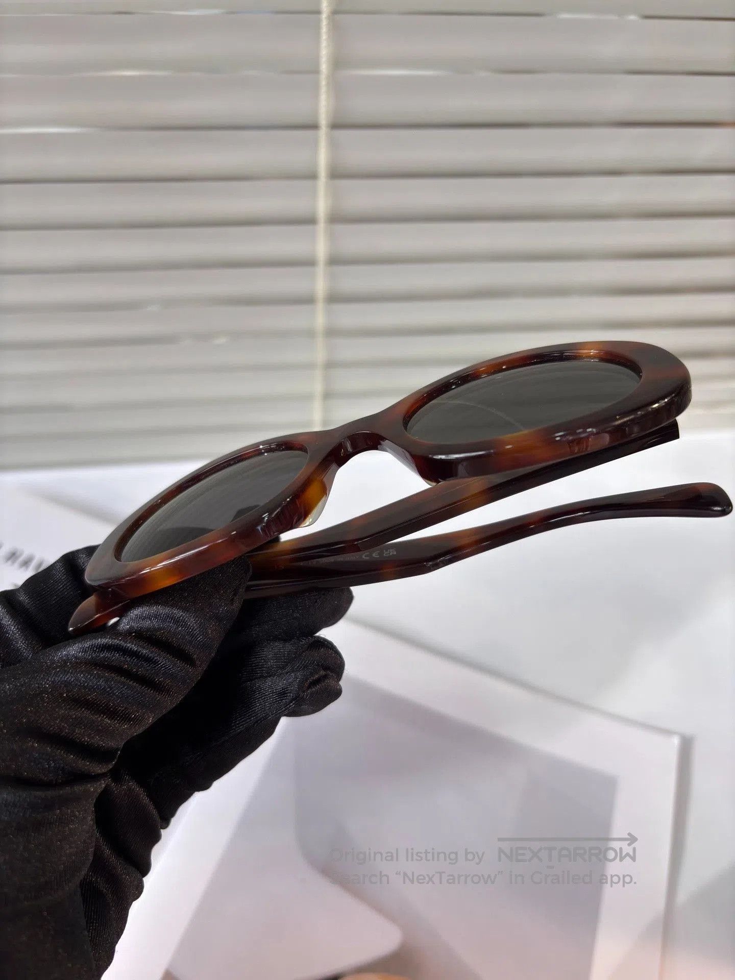 Celine Celine Tortoiseshell Triomphe Sunglasses. Size ONE SIZE - 2 Thumbnail