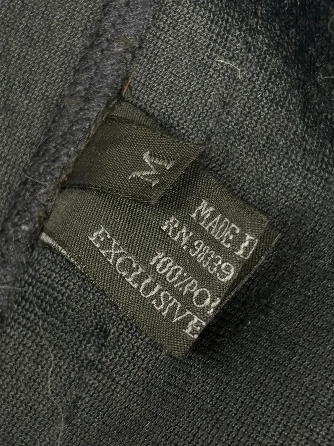 Prada SS1999 Prada Navy Wool Textured Classy Zip-up Sweater Size US S / EU 44-46 / 1 - 9 Thumbnail