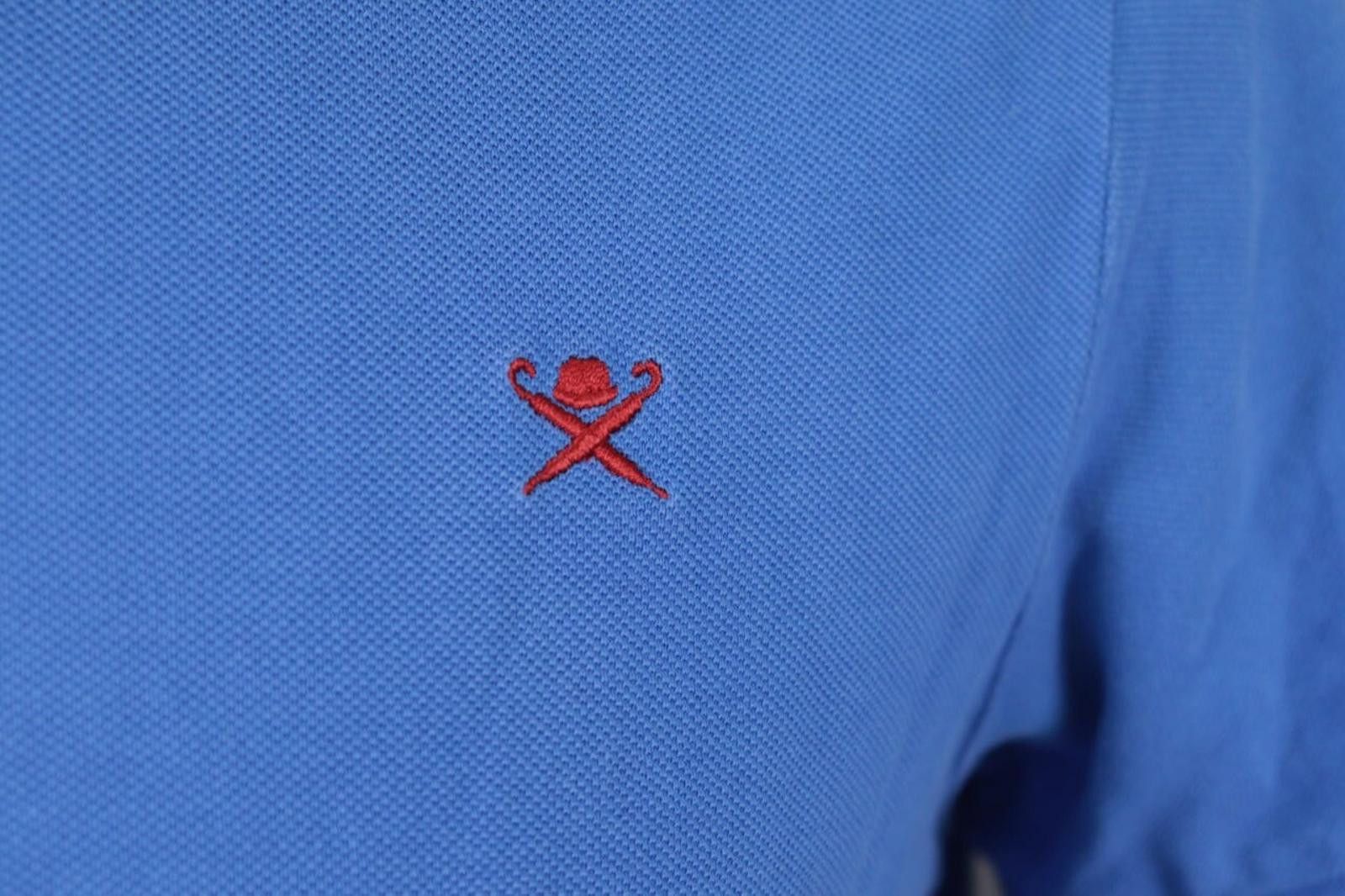 Designer Hackett London Classsic Fit Blue Polo Summer Shirt Size M Size US M / EU 48-50 / 2 - 3 Thumbnail