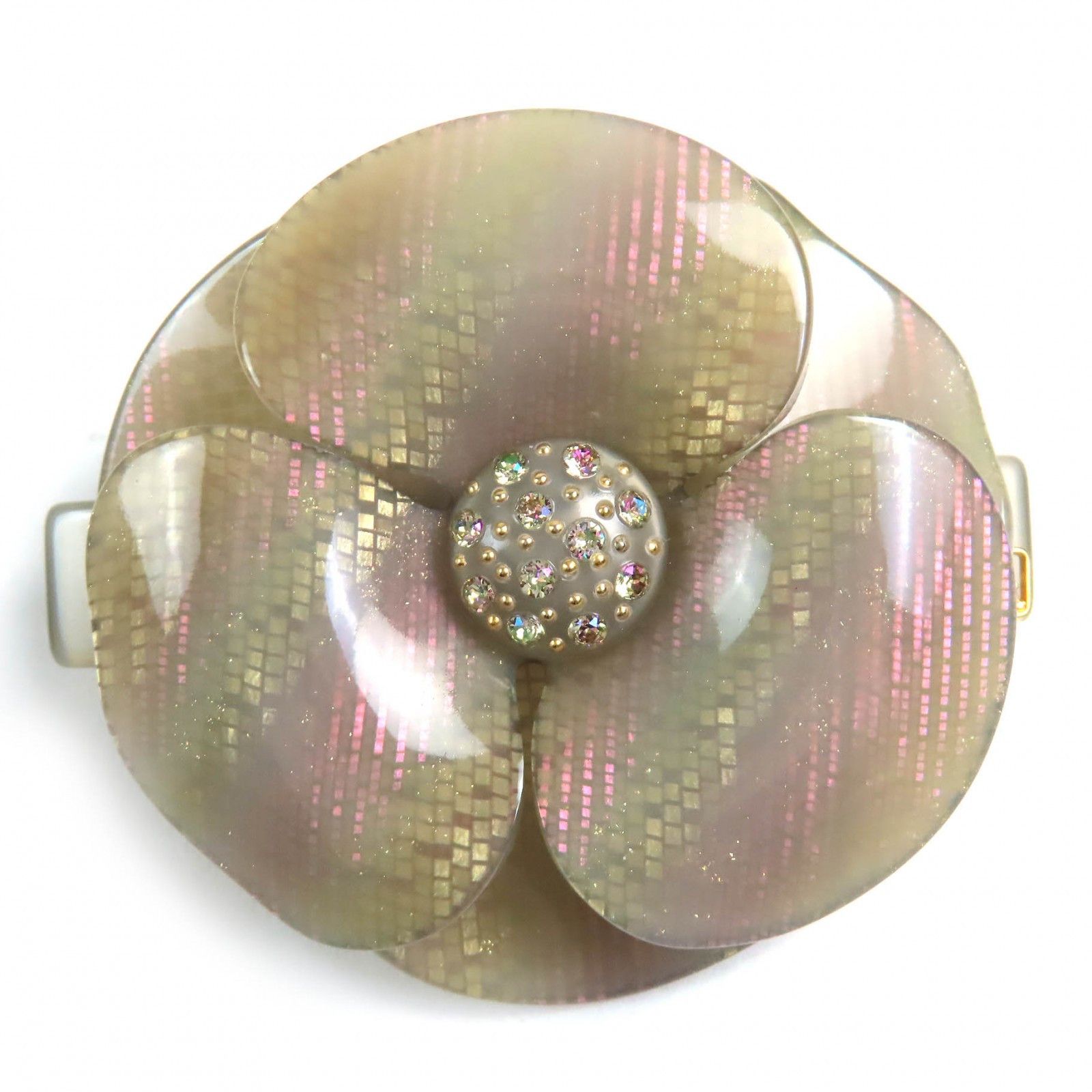 Other Other Alexandre de Paris Camellia Swarovski Crystal Hair Clip Others Other DUTY FREE for USA Size ONE SIZE - 1 Thumbnail