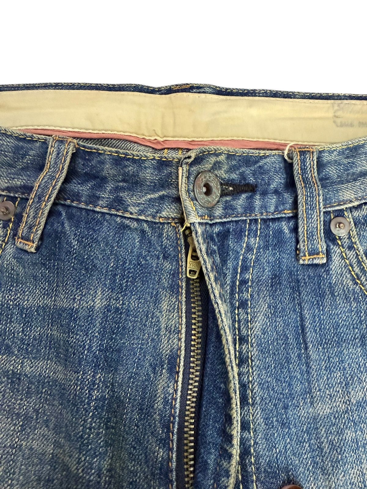 Global Work Vintage Japan Global Work Patchwork Fade Jeans Pants Denim Size US 30 / EU 46 - 6 Thumbnail
