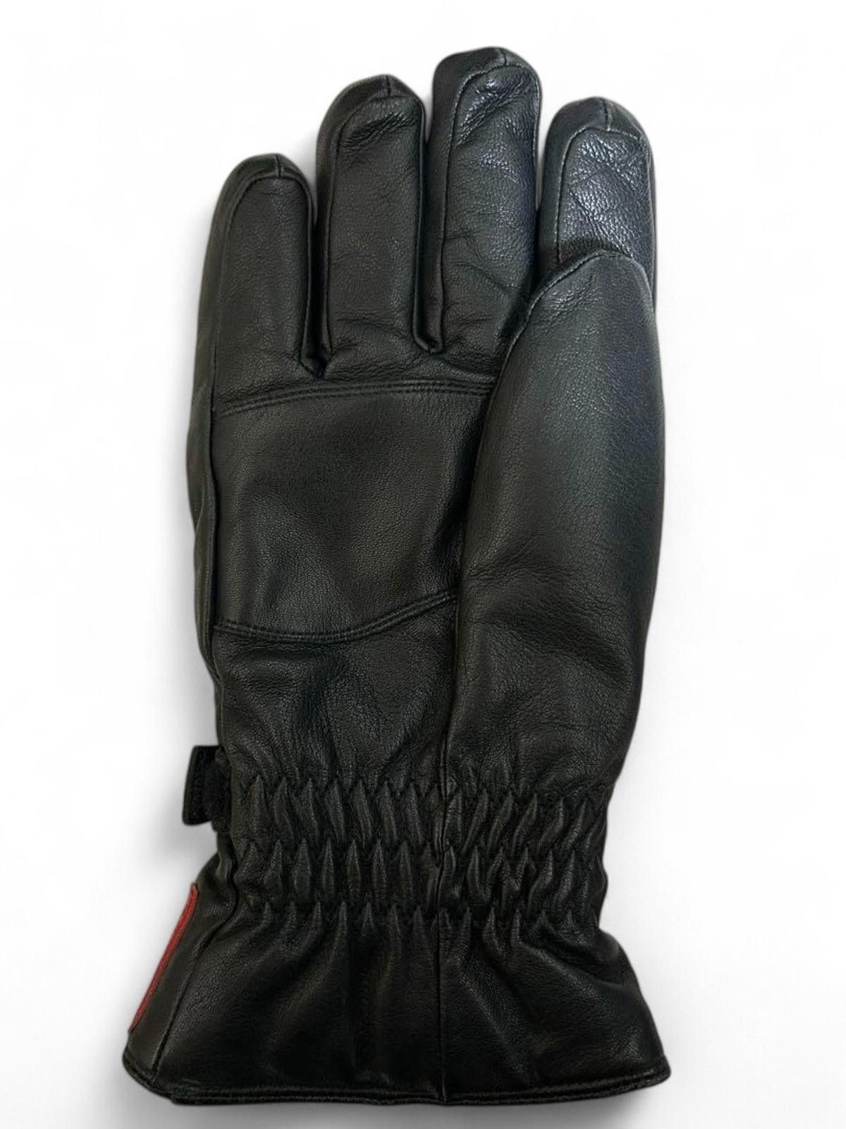 Prada Prada - Black Leather Ice Hockey Protective Gloves Size ONE SIZE - 7 Thumbnail