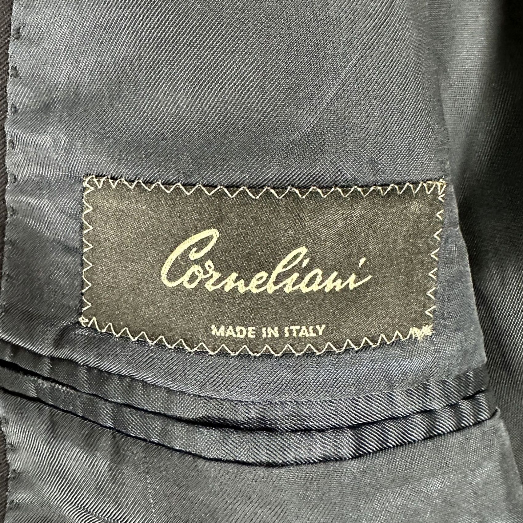 Corneliani Corneliani Blazer Wool Stripe Notch Lapel 2-Button Boxed Regular 40 Dark Gray Mens VINTAGE? (No) 50 EU 40L US 40L Men Blazer Size 40R - 6 Thumbnail