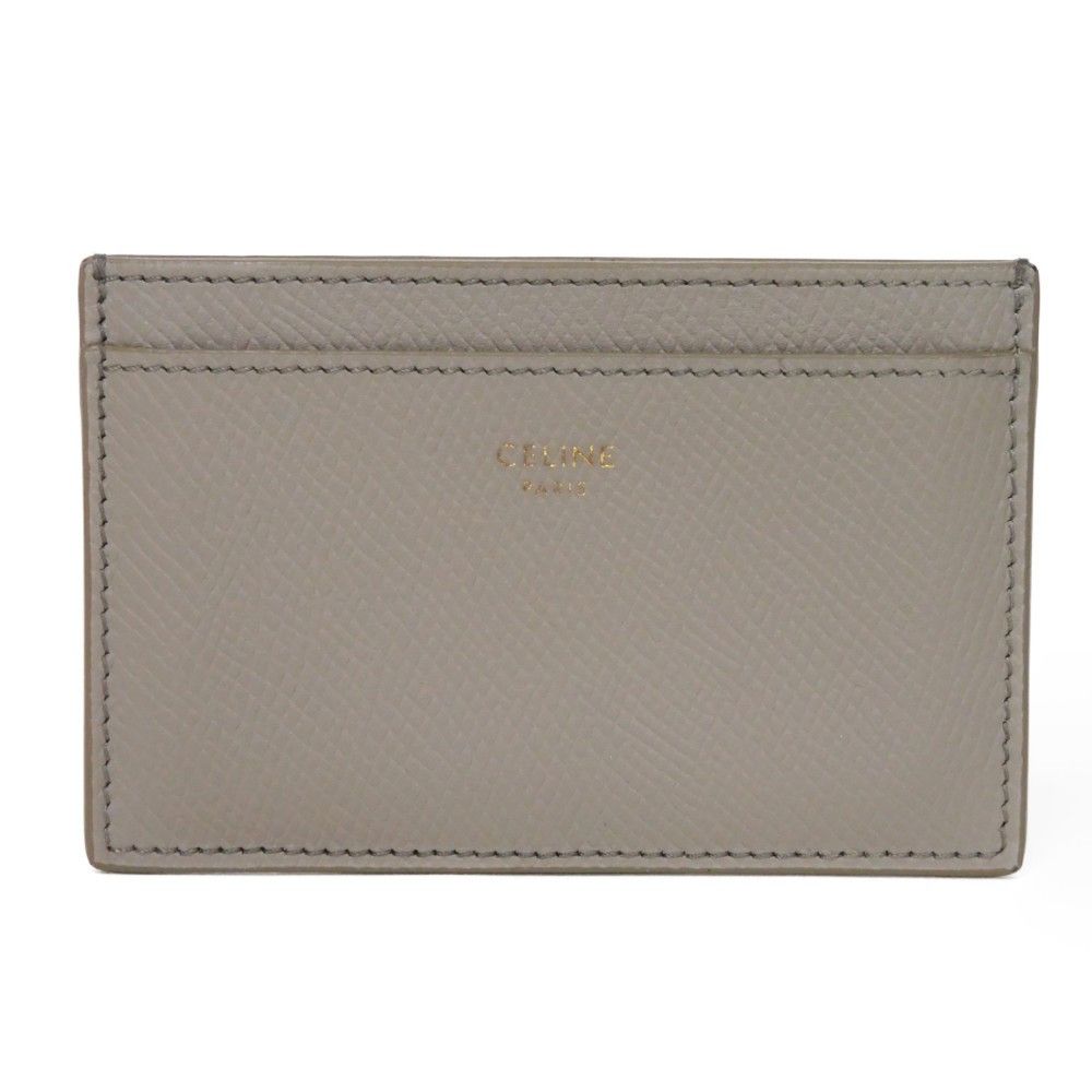 Celine Celine Card Holder Grained Calfskin Card Case Leather Card Case 10B703BEL.10BL