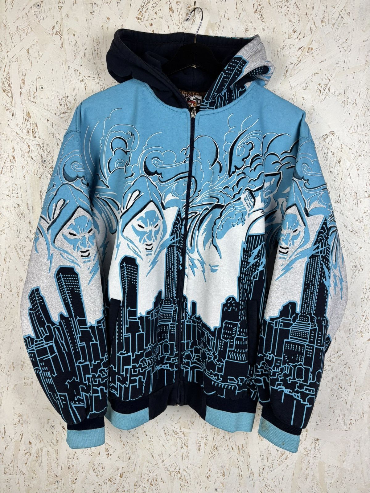 Band Tees Vintage Ecko Unlimited Style AOP Rap Hip Hop Hoodie Y2K Size US M / EU 48-50 / 2 - 1 Thumbnail