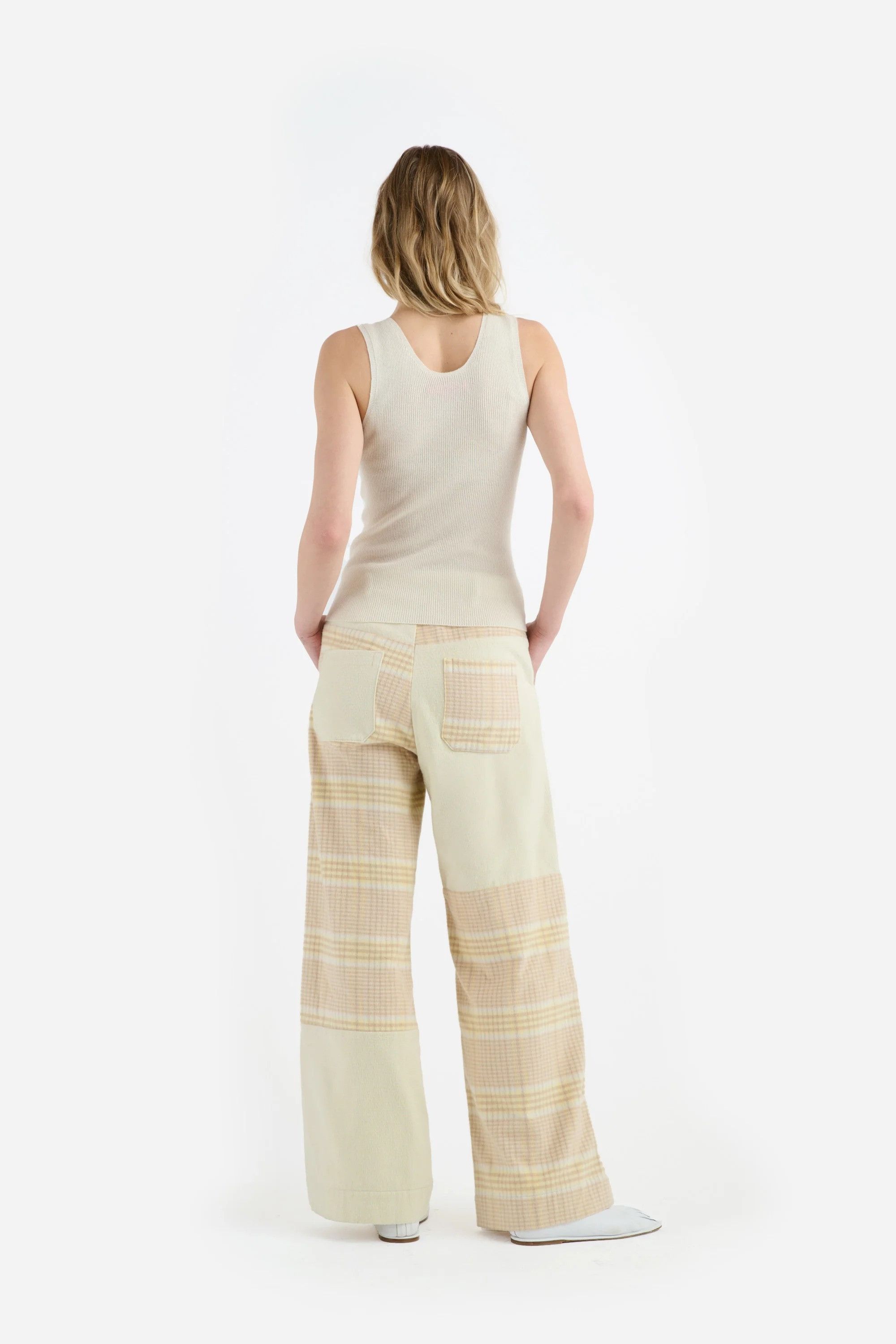 The Elder Statesman $395 The Elder Statesman Delicash White Tank Top Size M / US 6-8 / IT 42-44 - 4 Thumbnail
