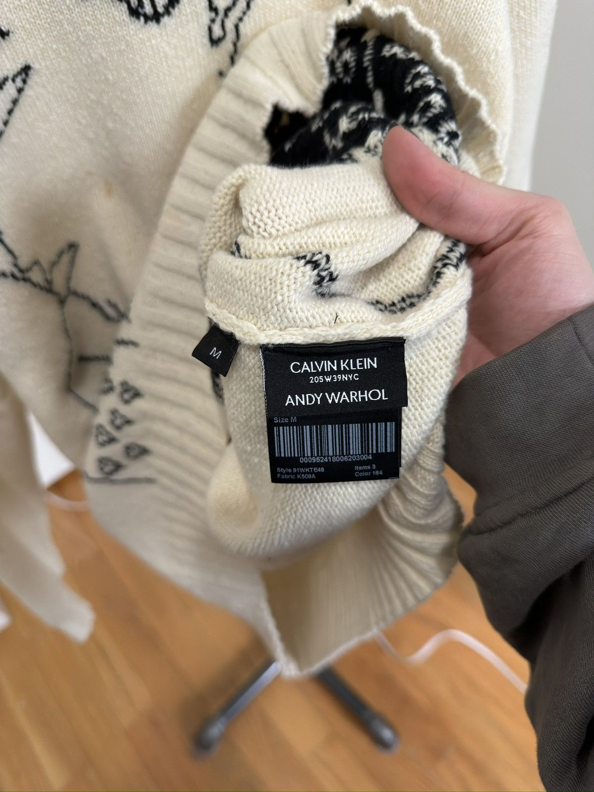 Andy Warhol × Calvin Klein 205W39NYC CK205 x Warhol Knit Size US M / EU 48-50 / 2 - 5 Thumbnail