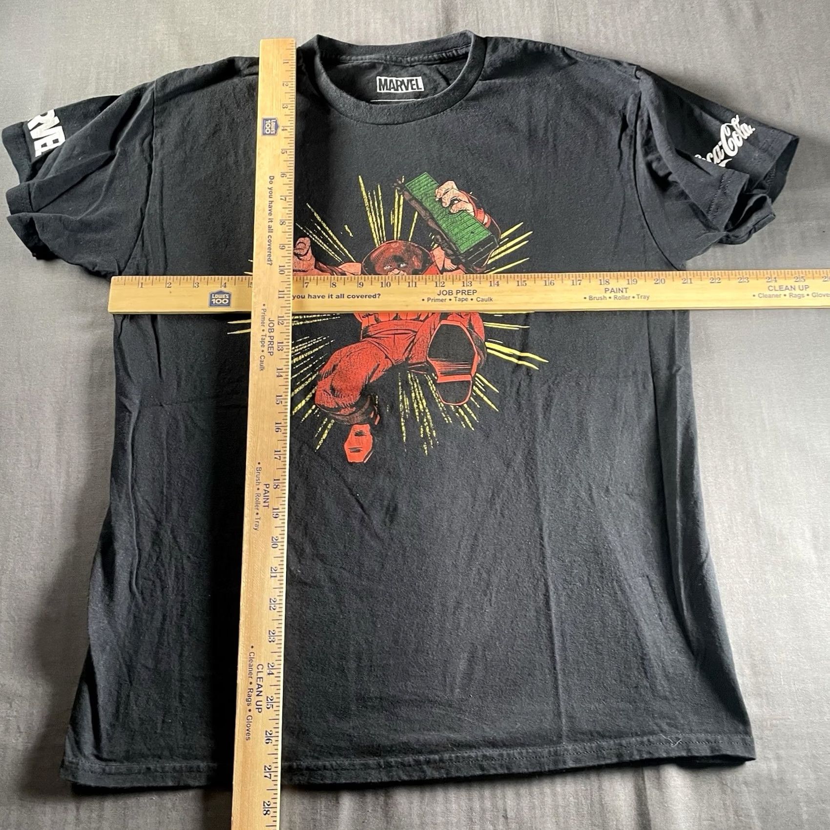 Vintage Coca-Cola Marvel Comics JUGGERNAUT X-MEN SIZE LARGE T-Shirt Short Sleeve Black Round Neck Men Regular Size US L / EU 52-54 / 3 - 5 Thumbnail