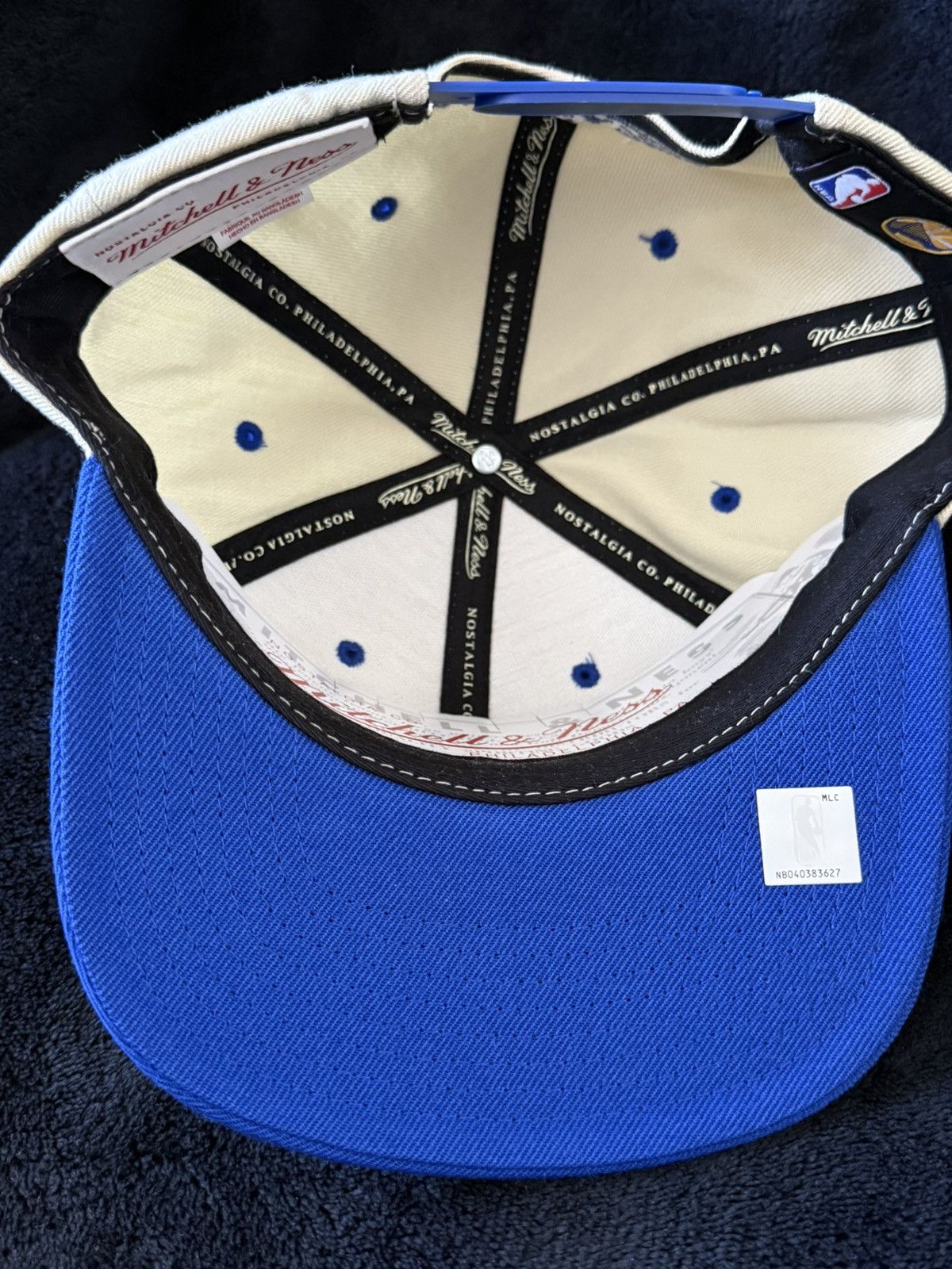 Mitchell & Ness Mitchell & Ness Warriors Hat Size ONE SIZE - 7 Thumbnail