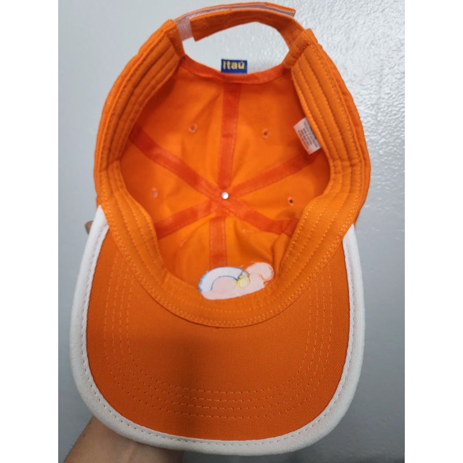 Vintage MIAMI OPEN TENNIS ITAU 2019 Embroidered Hat COTTON Strapback Unbranded Baseball Cap Orange Adult Unisex Shoes? Not shoes. Size ONE SIZE - 4 Thumbnail