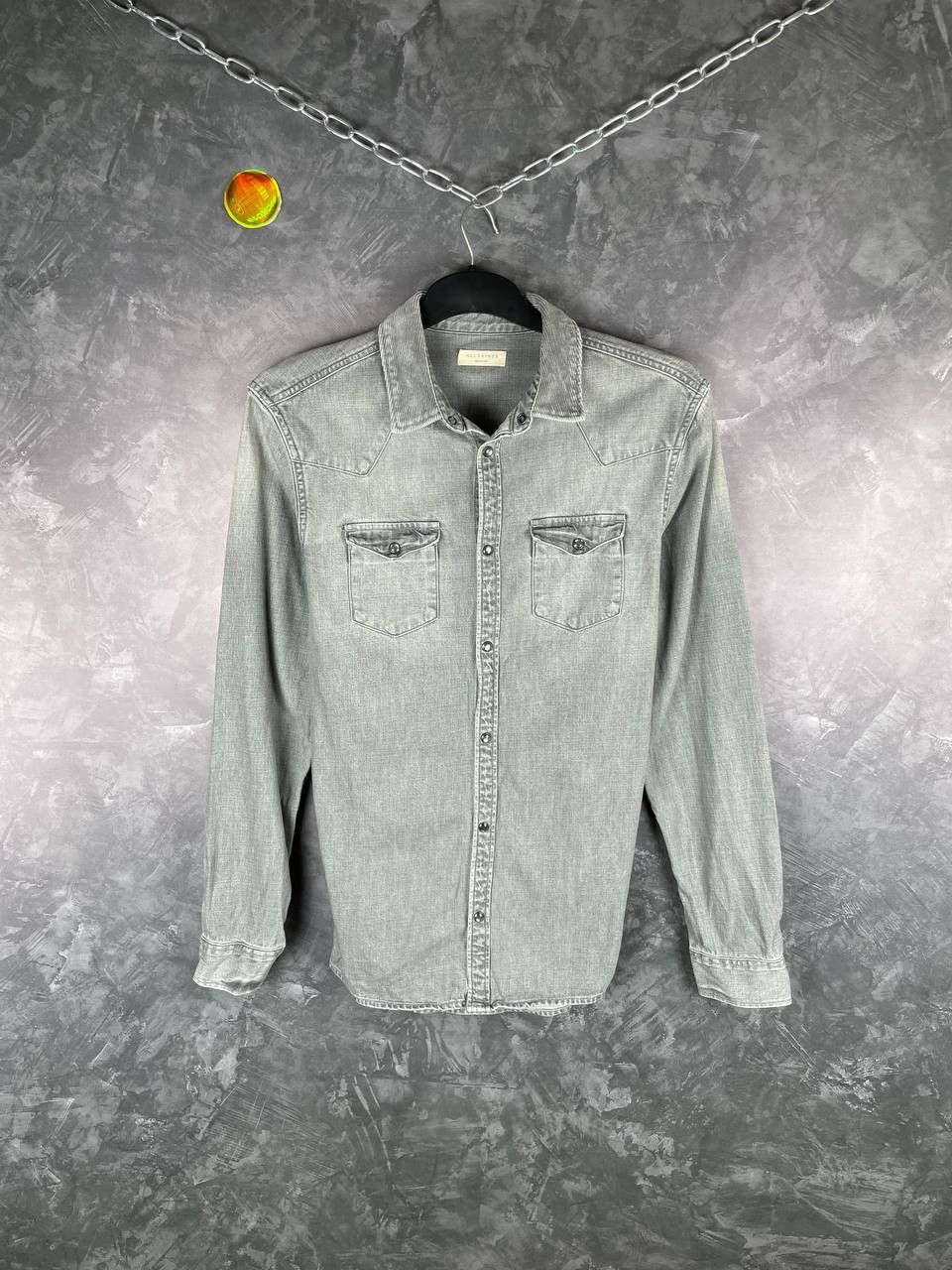 Allsaints × Vintage Vintage Allsaints Flannel Shirt Size US M / EU 48-50 / 2 - 1 Thumbnail