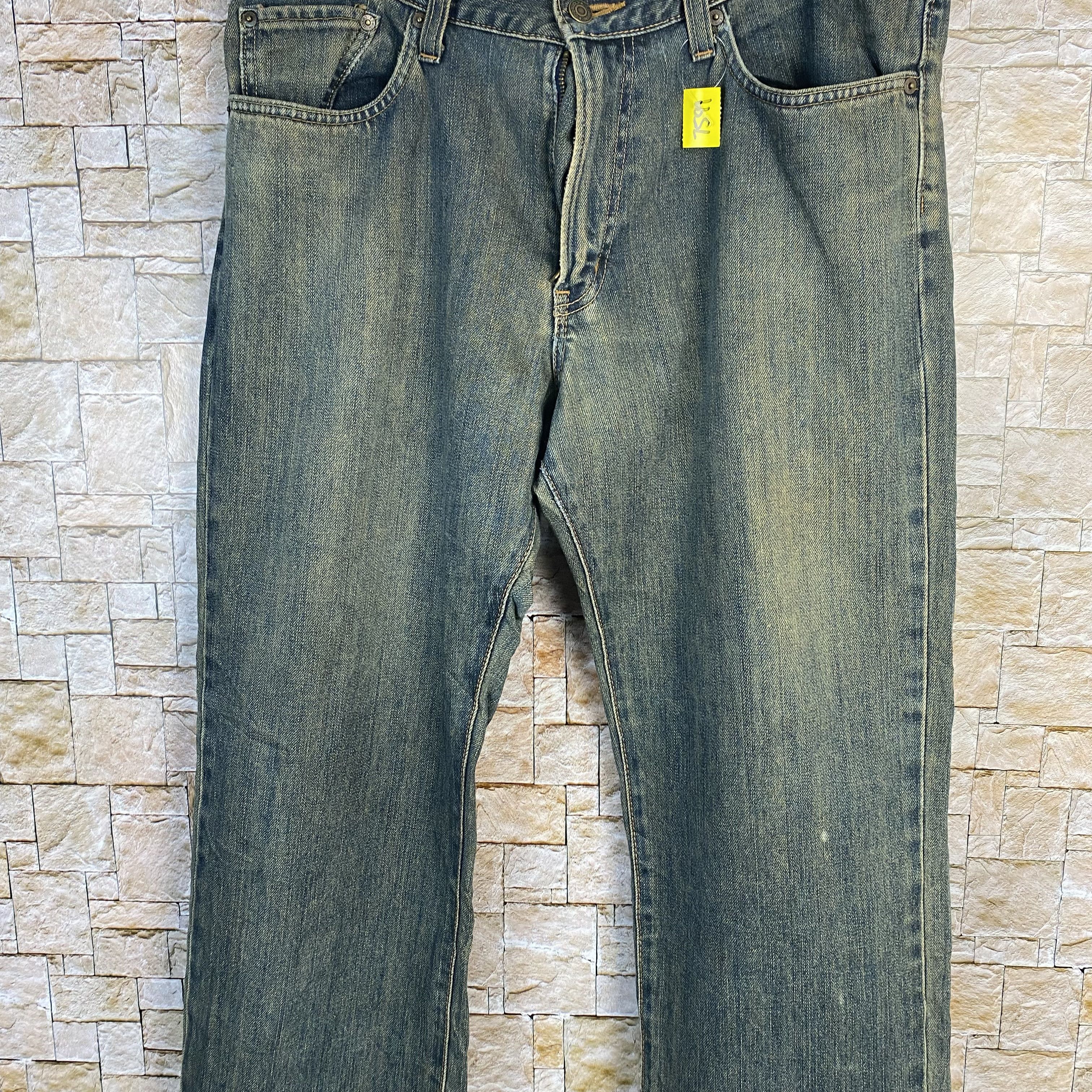 Edwin Edwin vintage Blue Denim Pants #7591 Size US 35 - 3 Thumbnail